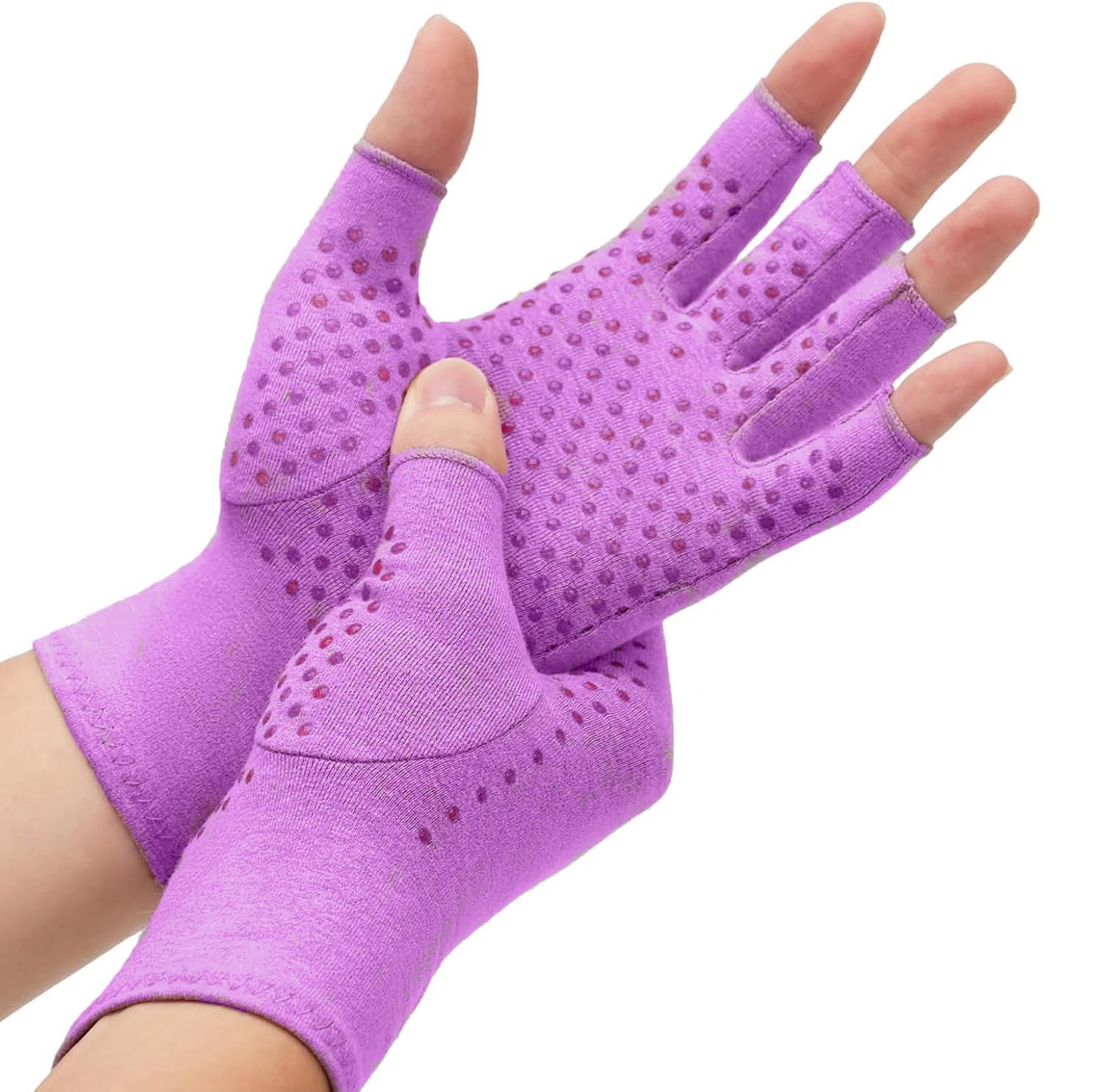 Compression Arthritis Gloves With Wrist Support Brace AntiSlip Work Gloves For Carpal Tunnel Pain R 10