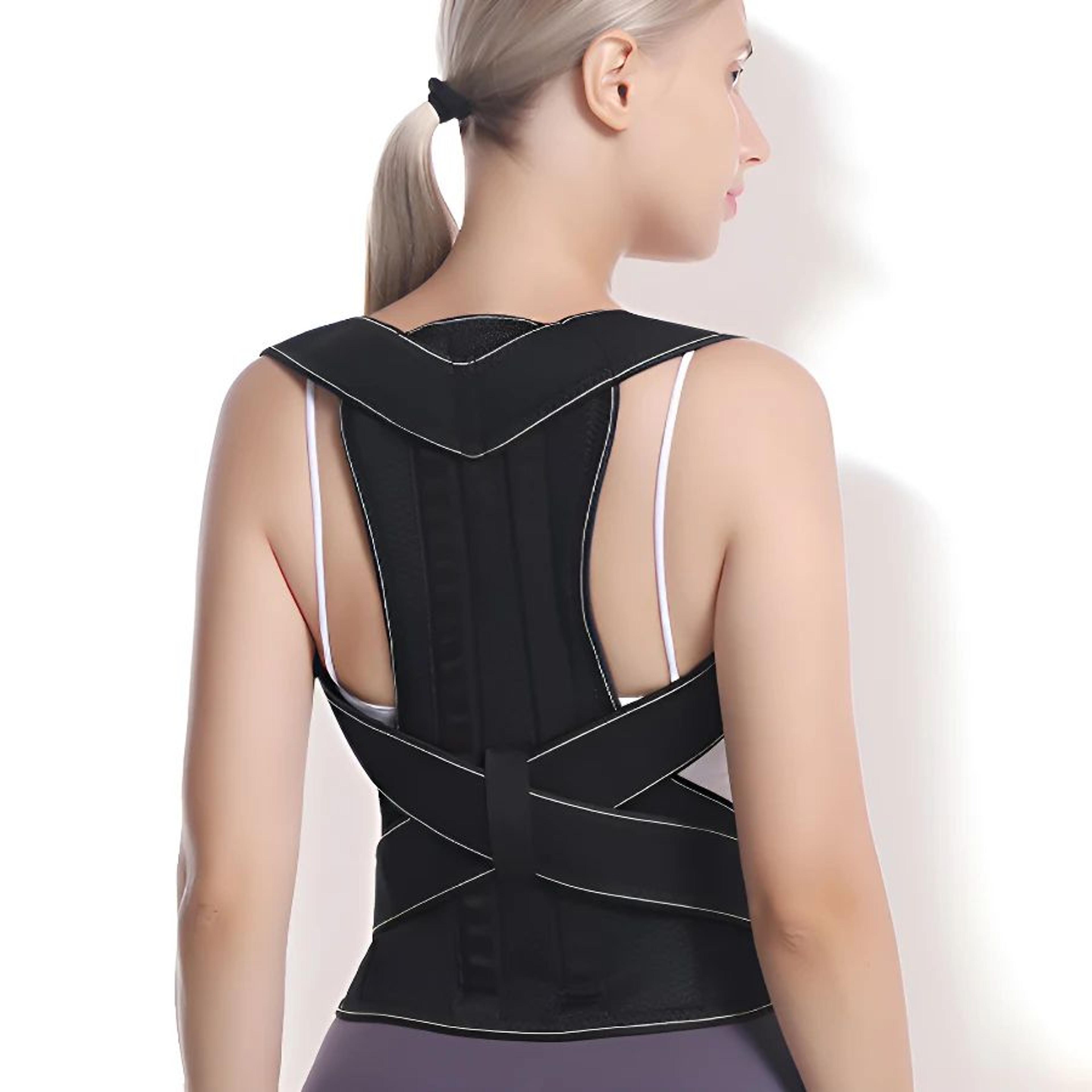 Adjustable Back Brace Posture Corrector Full Back Straightener For Men  Women Scoliosis Hunchback 1
