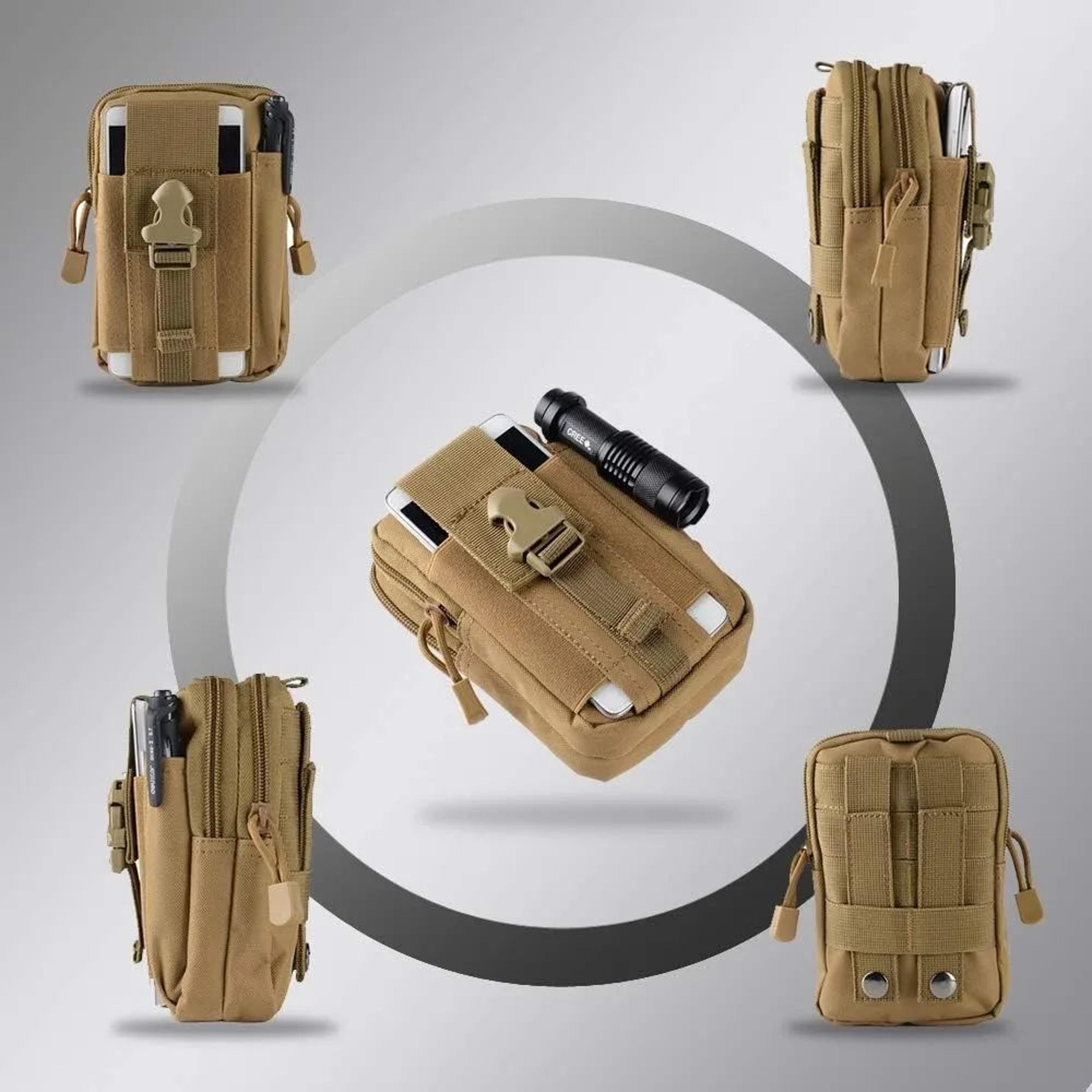 Tactical Molle Pouch Waist Pack Men Small Survival Tool Belt Bag For Camping Running Travel 4