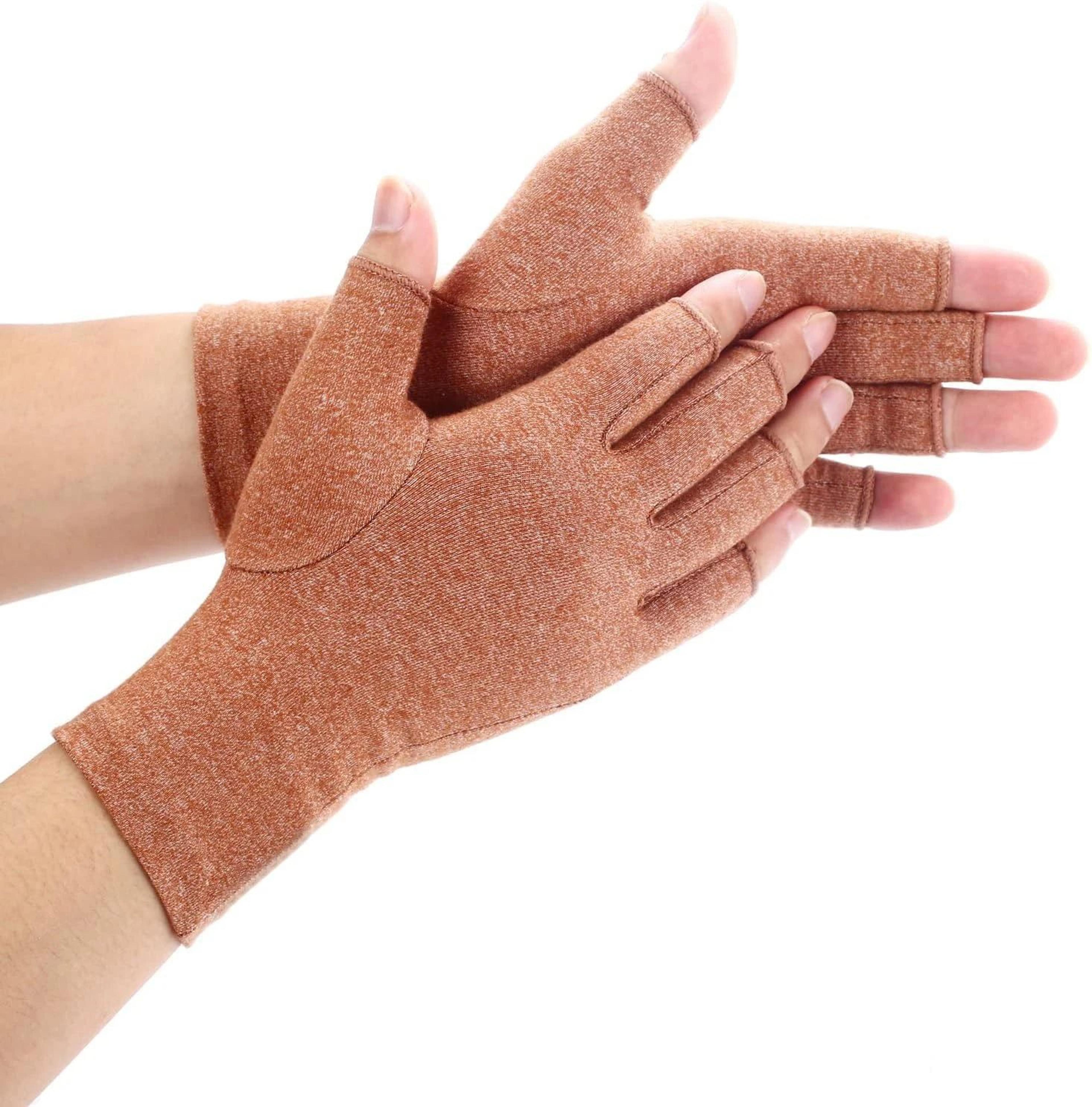 Fingerless Arthritis Compression Gloves For Men  Women Hand Thumb Support Carpal Tunnel Relief 7