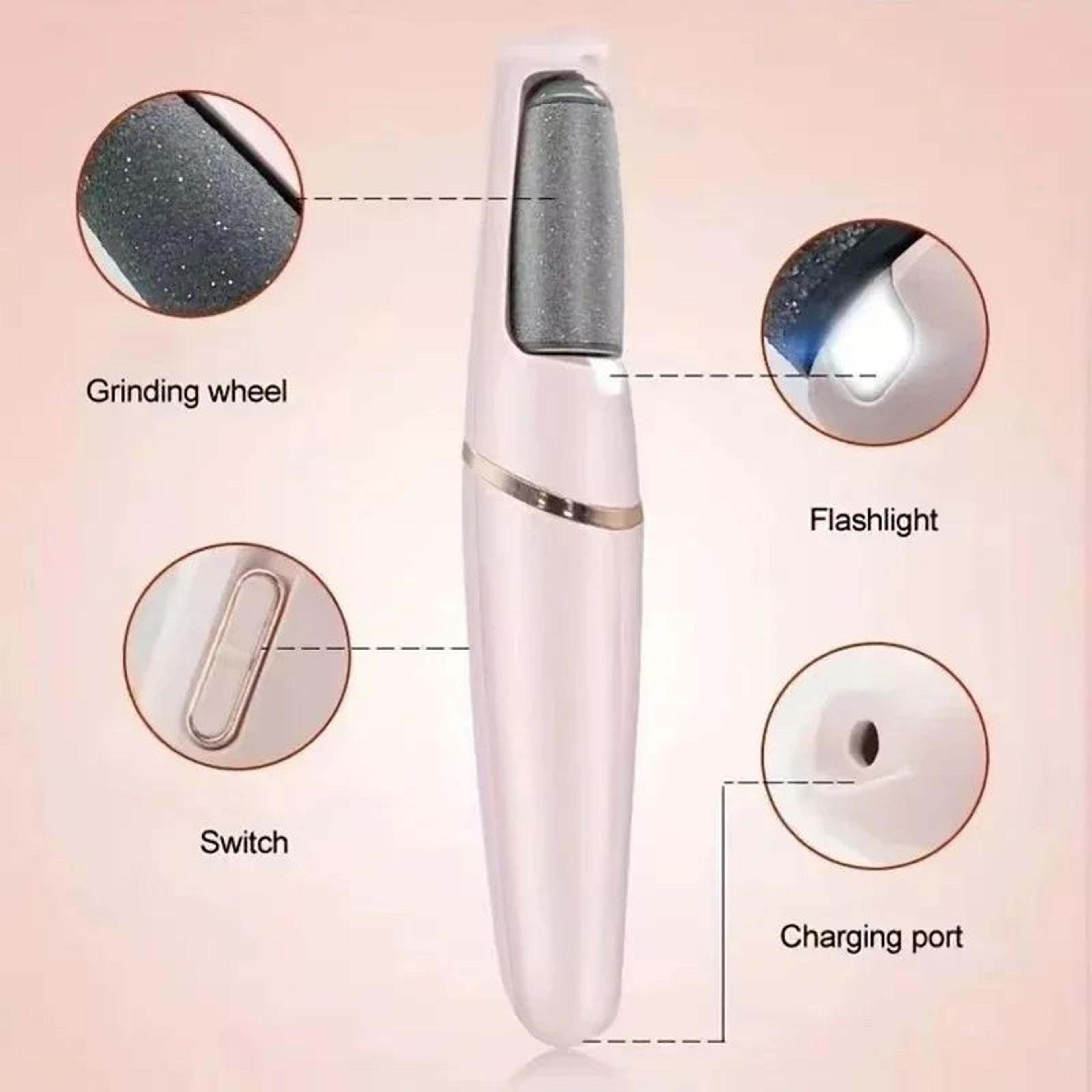 USB Electric Foot Callus Remover Automatic Foot Grinder Rechargeable Pedicure Tool Painless Dead Sk 3