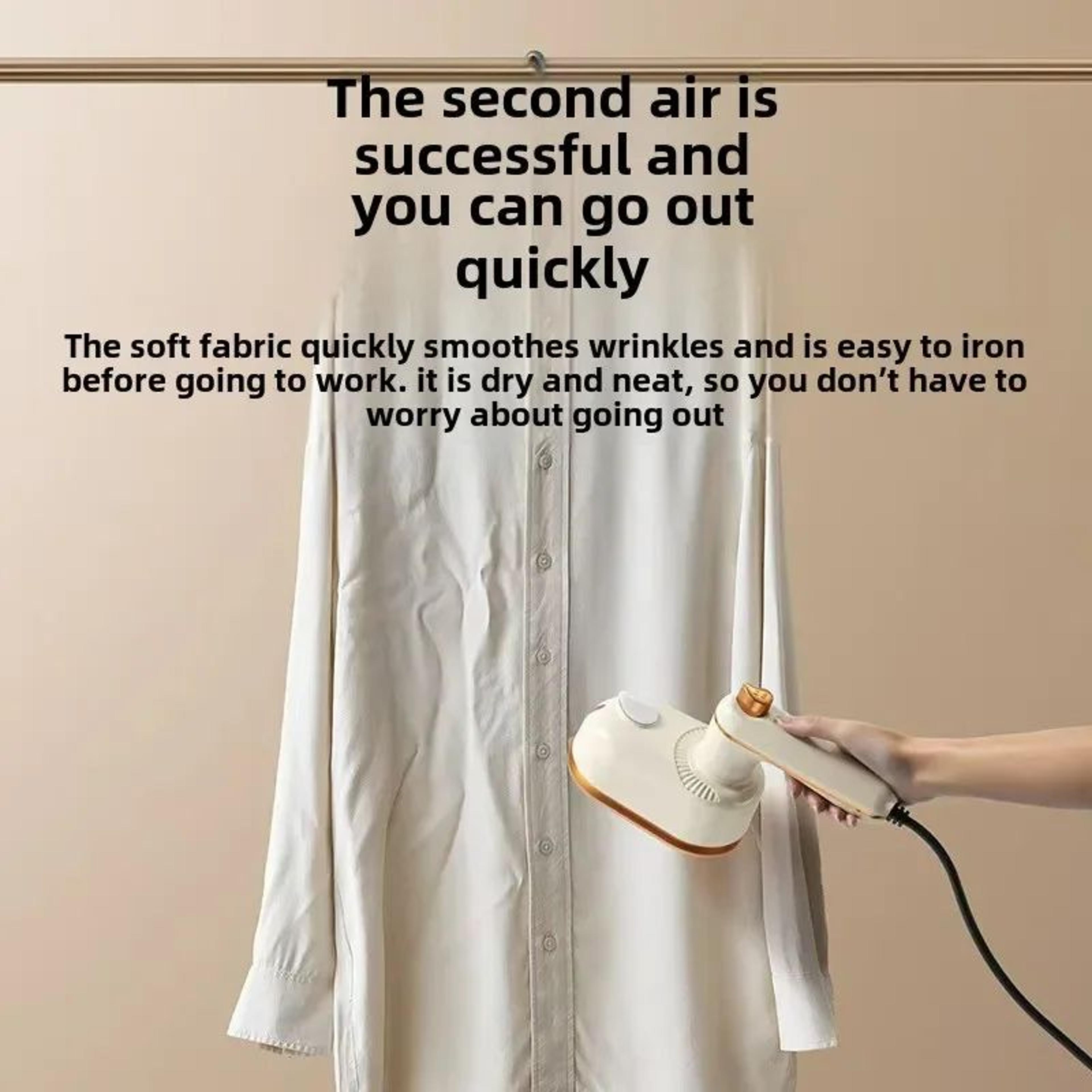 Portable Steam Iron Handheld 2in1 Flat  Hanging Garment Iron Mini Rotating Electric Clothes Steamer 2
