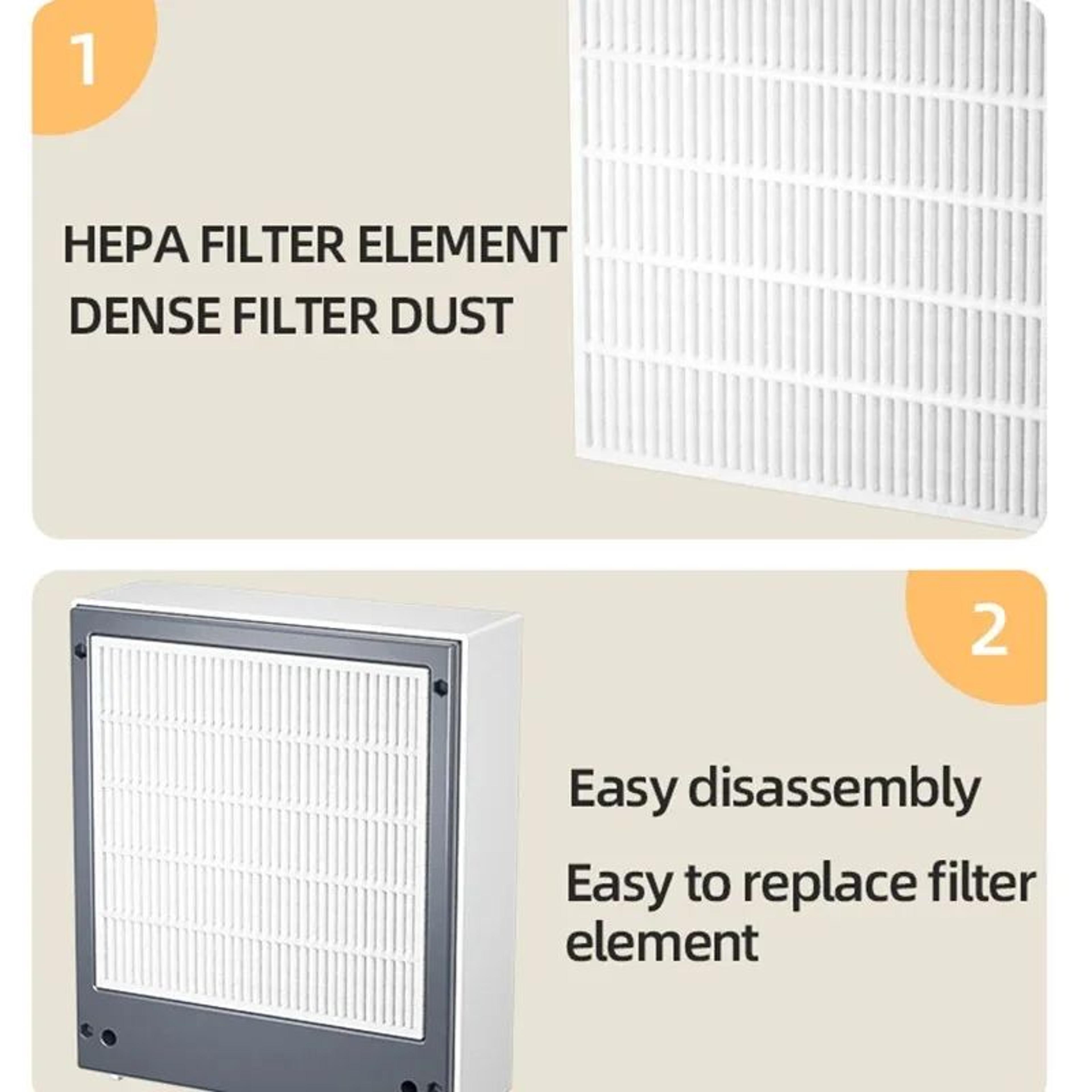 Desktop Air Purifier With HEPA Filter Portable Air Cleaner Odor Remover Mini Air Freshener For Car  4