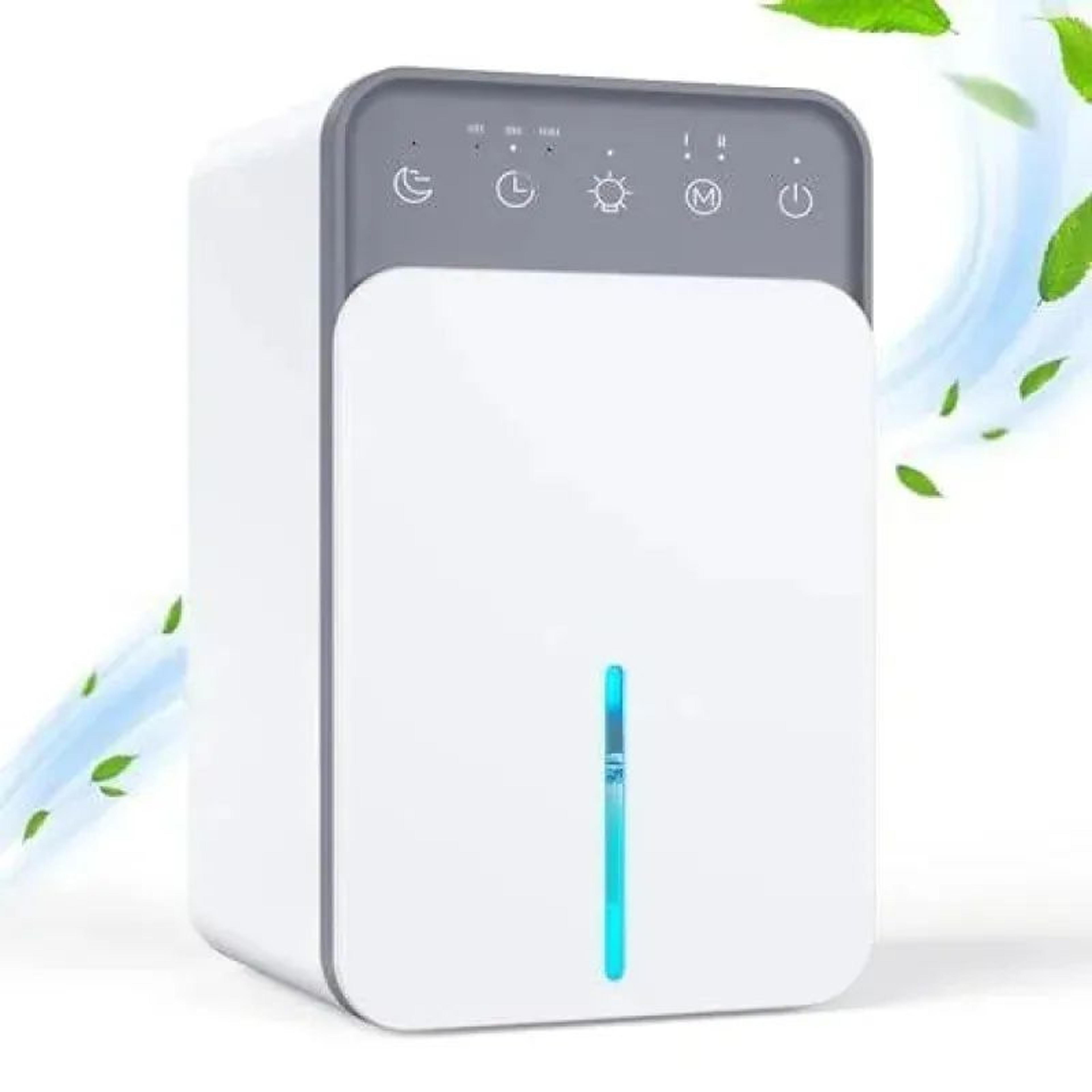 UltraQuiet Desktop Air Dehumidifier With 507 Fl Oz Tank  Compact Moisture Absorber For Home  Office 6