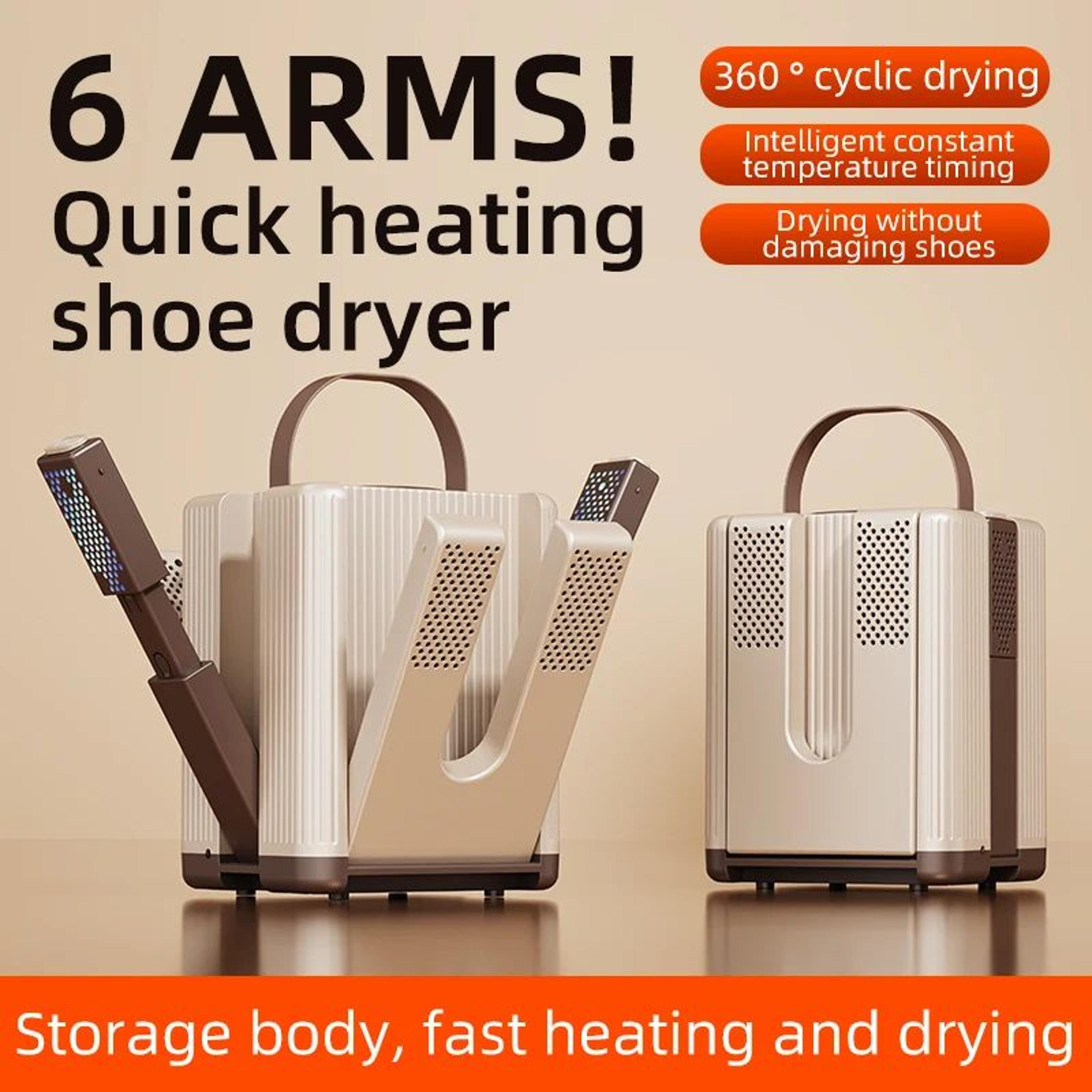 SixArm Electric Shoe Dryer Foldable Portable Boot Dryer Timed Household Shoe Warmer For Socks  Boot 1
