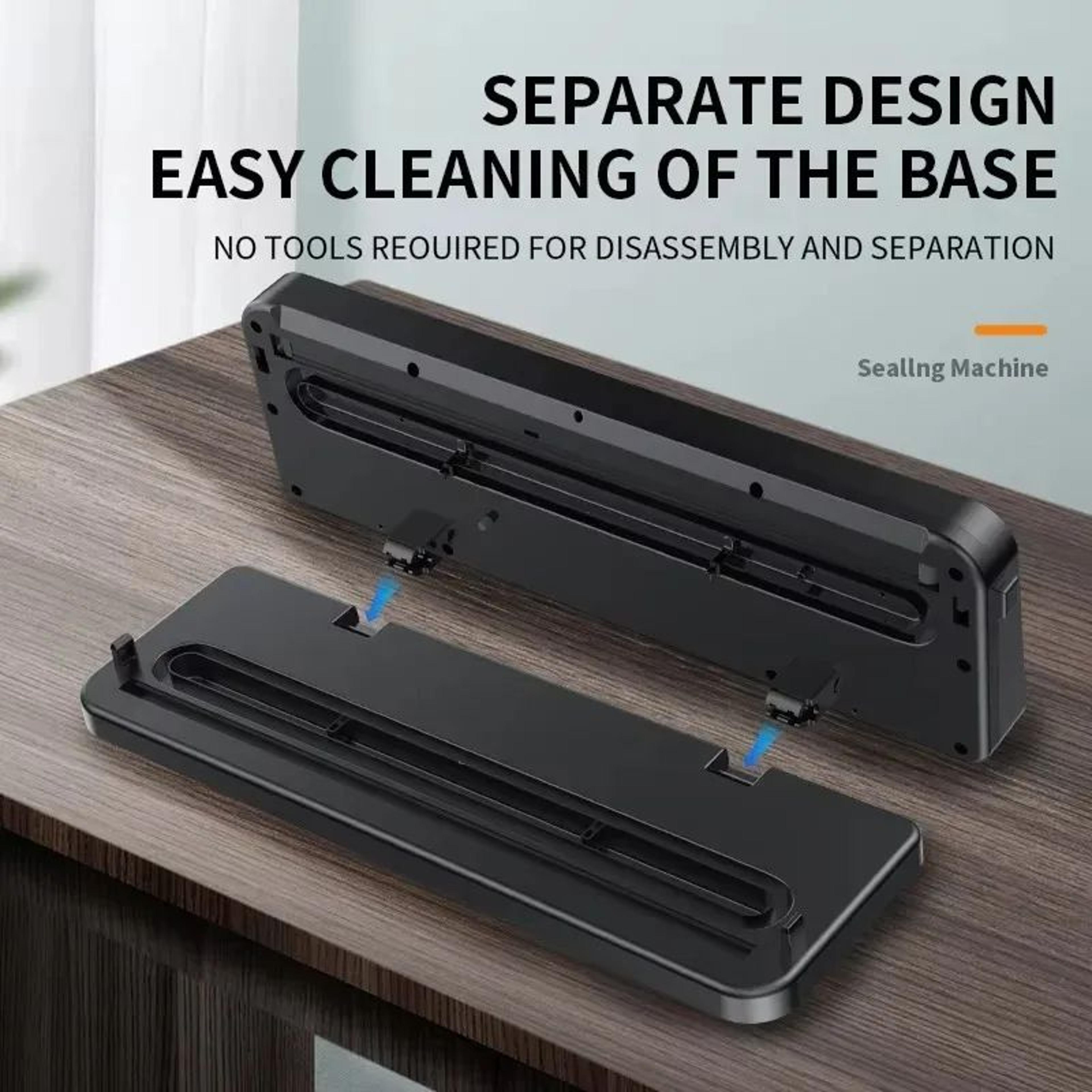 Electric Vacuum Sealer OneTouch Food Packaging Machine  Kitchen Vacuum Storage Tool With BuiltIn Cu 5