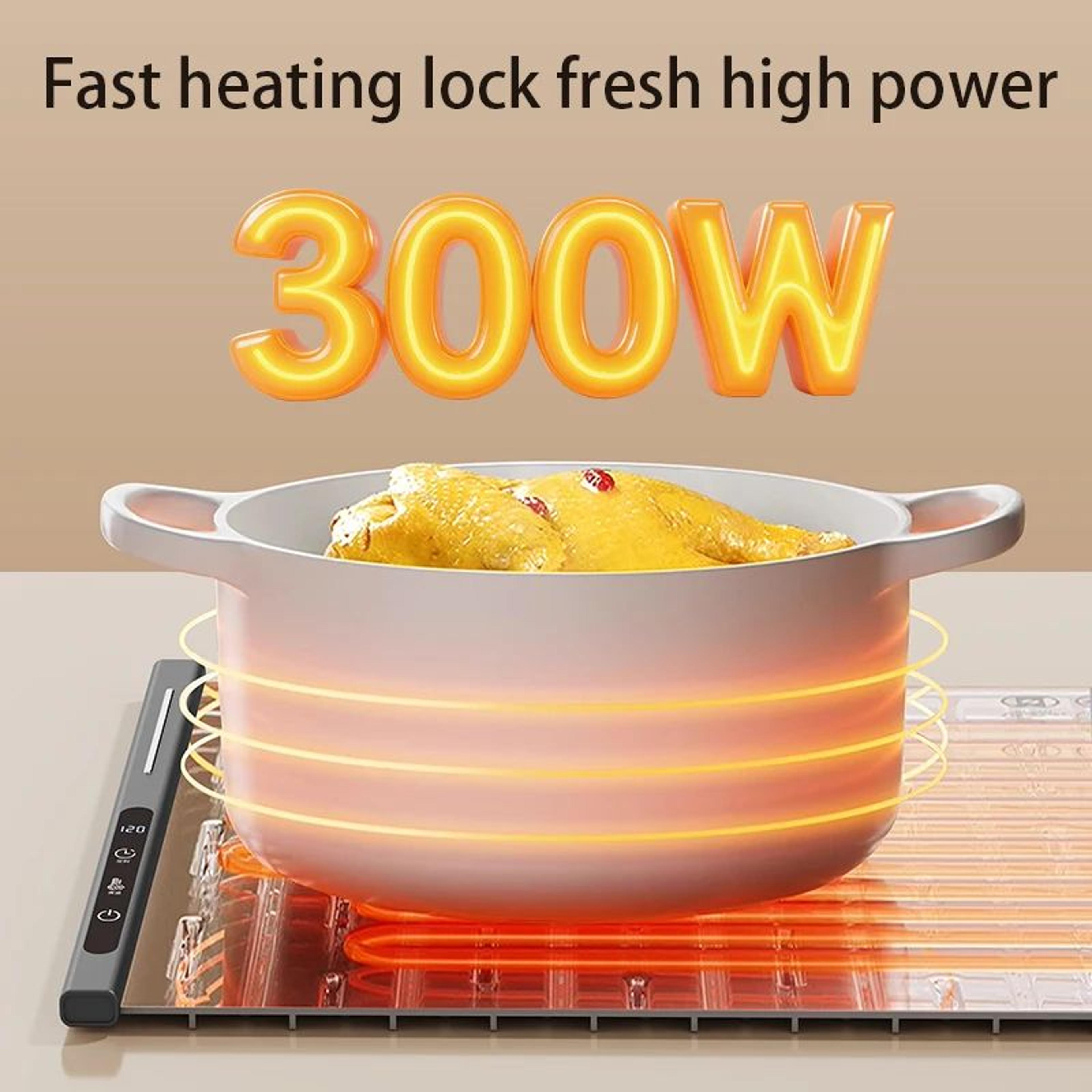 Flexible Silicone Food Warmer Mat Foldable Electric Warming Tray  ConstantHeat Food Warming Board 2
