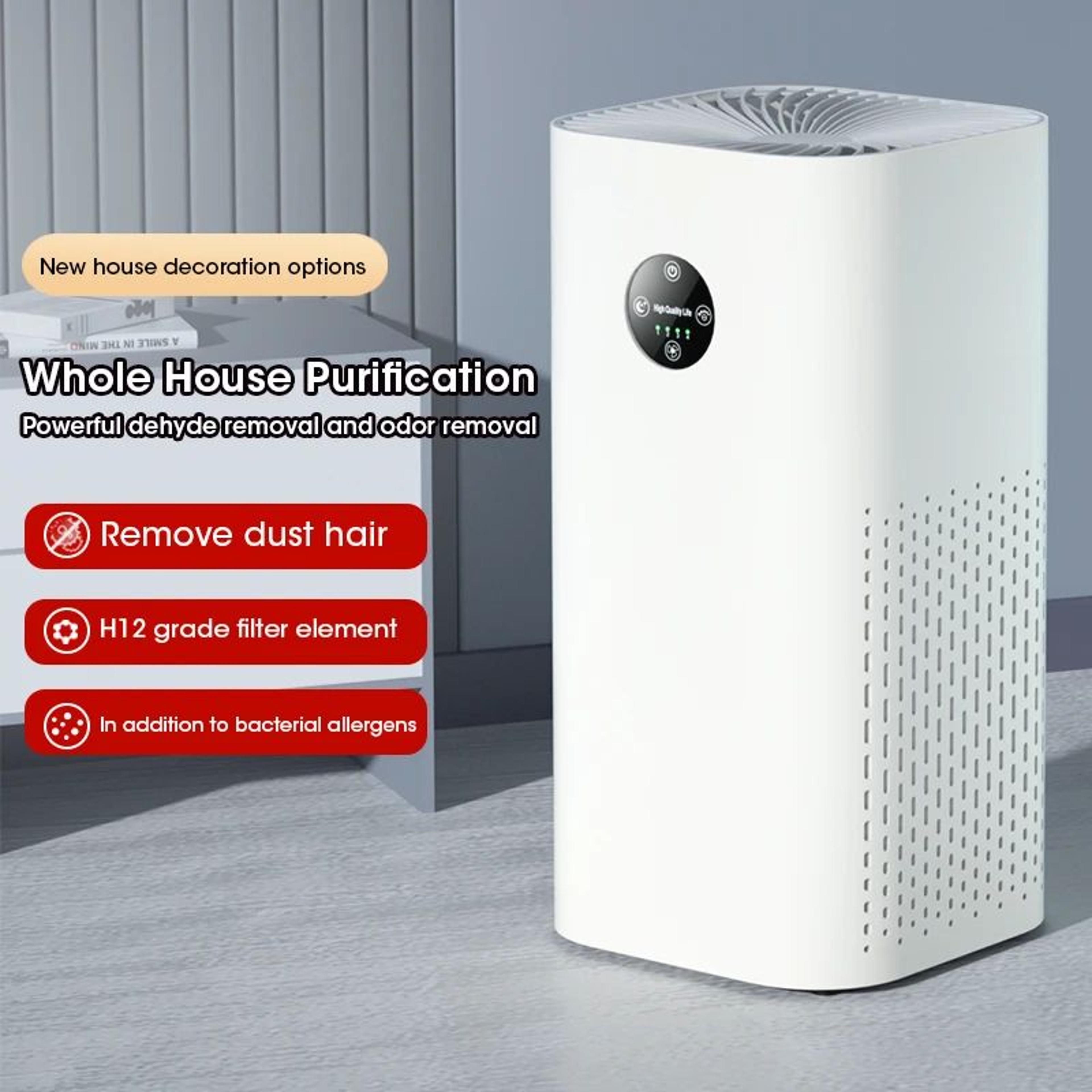 Negative Ion Air Purifier With HEPA Filter  Multifunctional Odor Eliminator  Air Freshener Machine 2