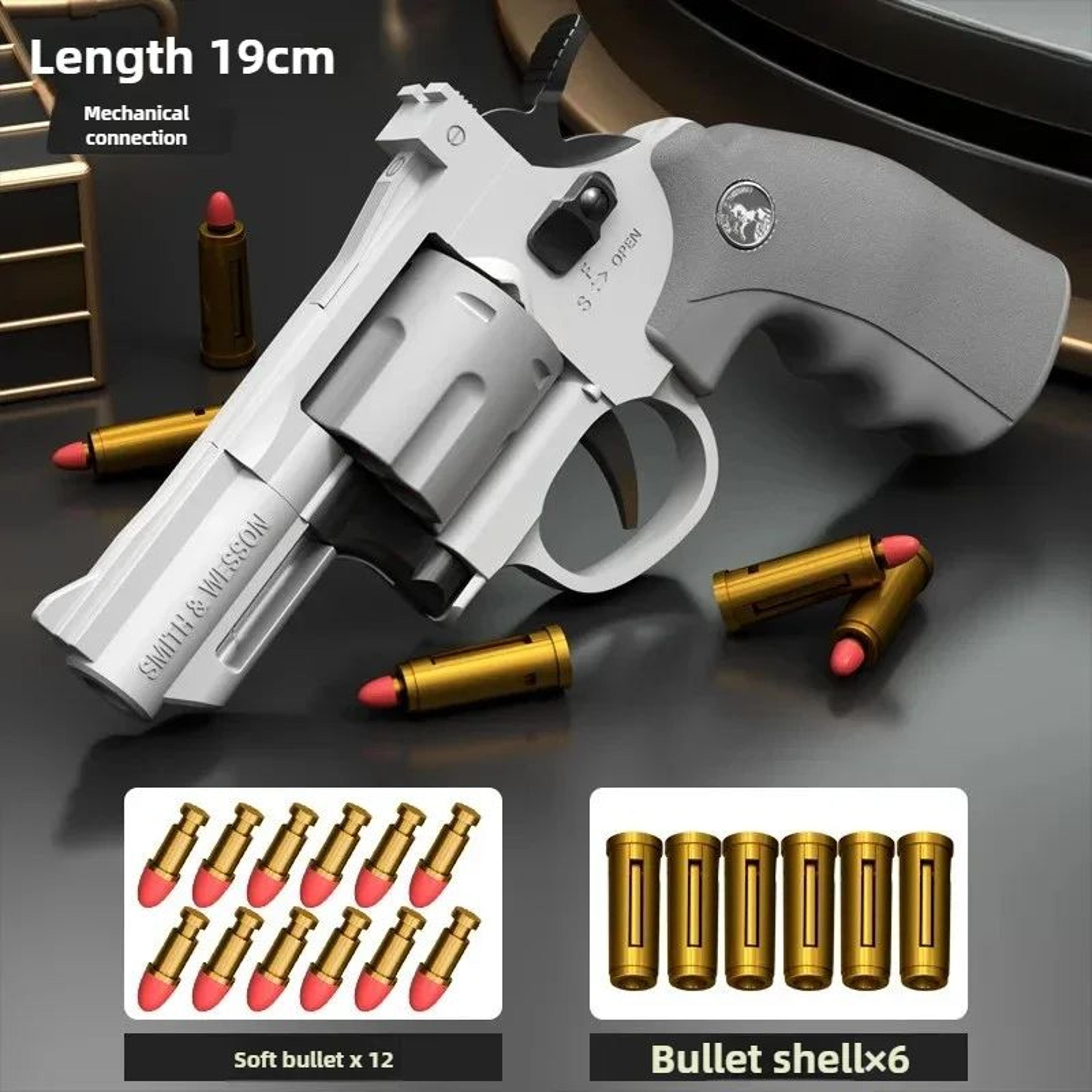 Magnum ZP5 357 Dart Blaster Automatic Continuous Soft Dart Gun  Outdoor Action Play Set For Kids  A 6