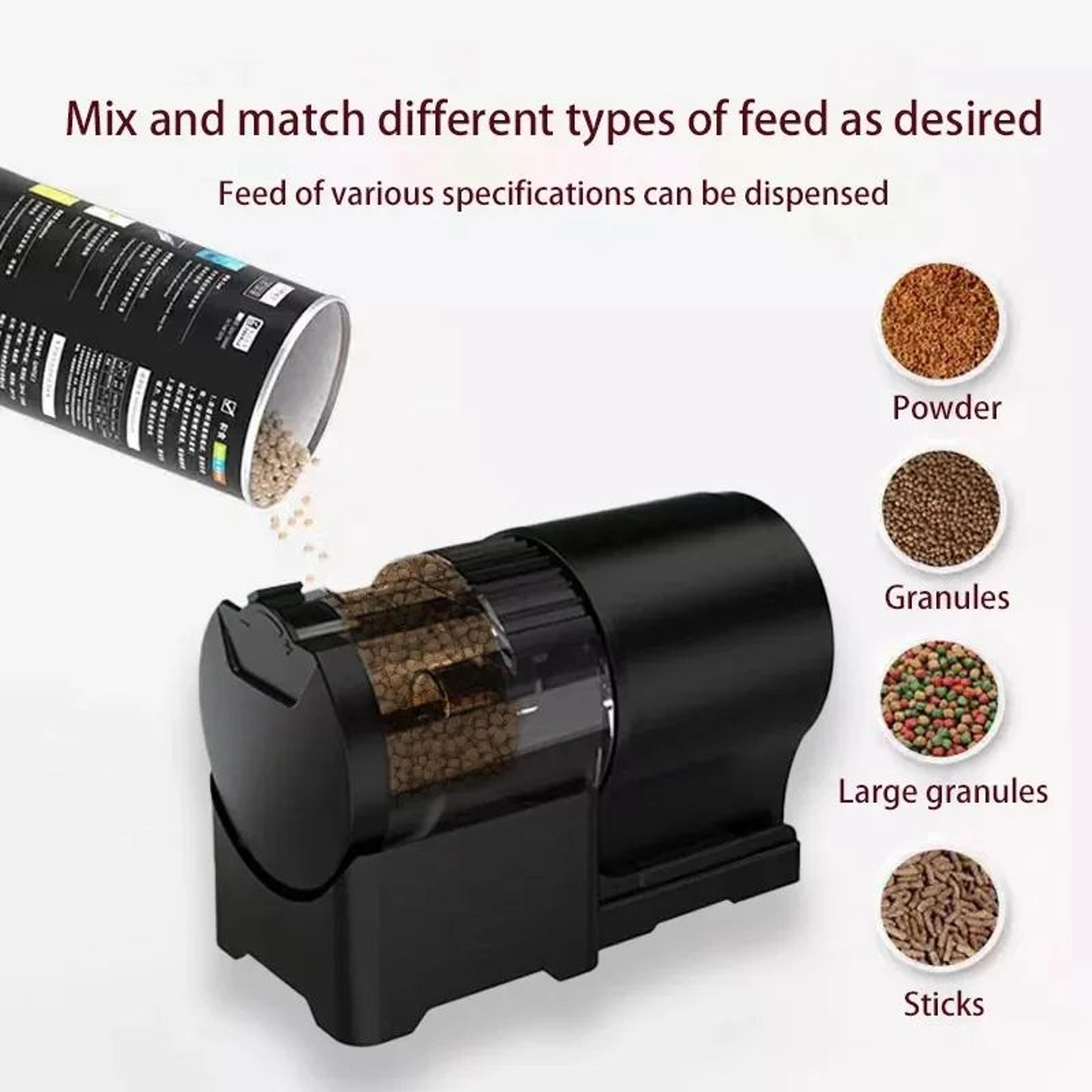 Automatic Fish Feeder With Timer  100 Ml Fish Tank Food Dispenser For Fish  Turtles 1