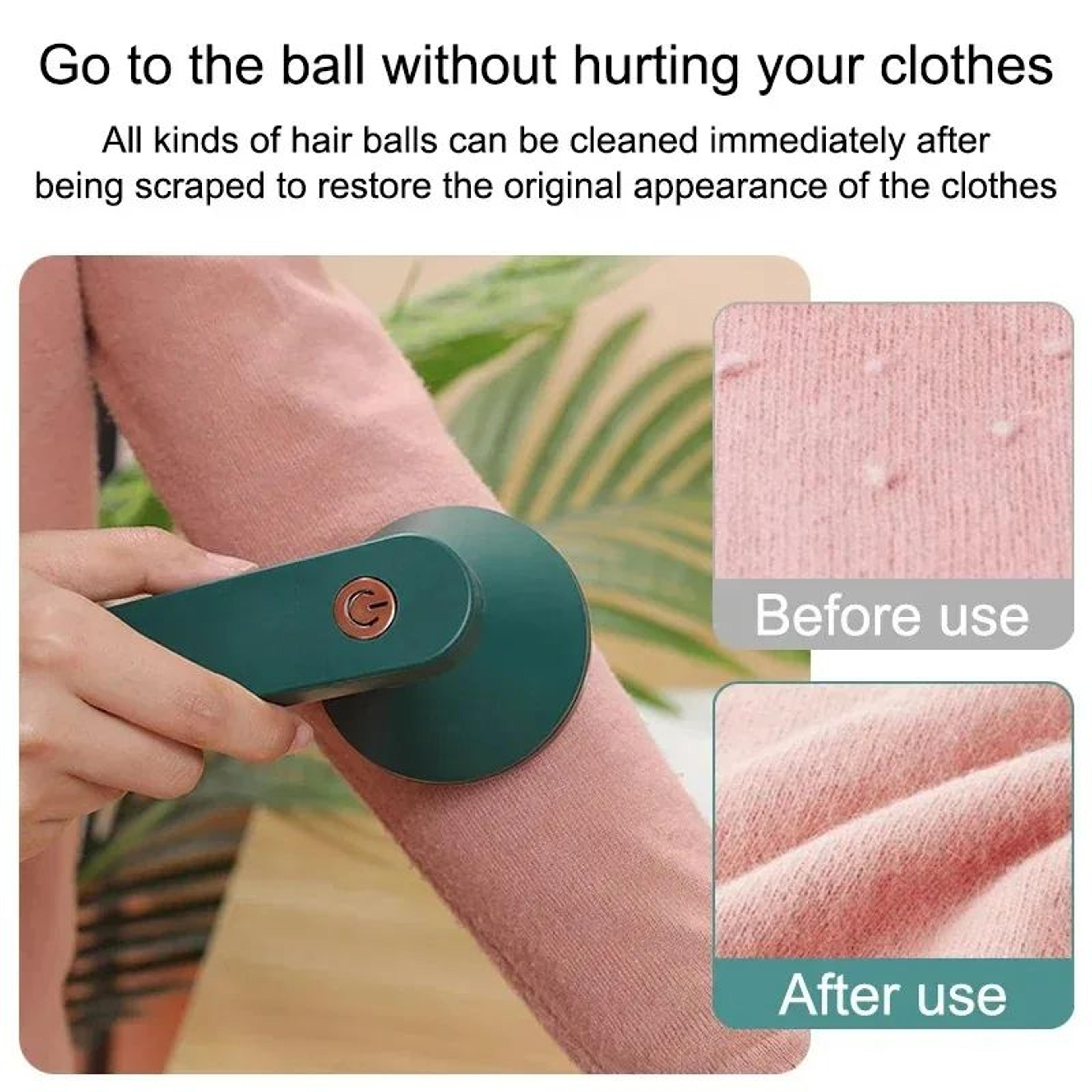 Electric Lint Remover USB Rechargeable Fabric Shaver  Portable Hair Ball Trimmer With Stainless Ste 3