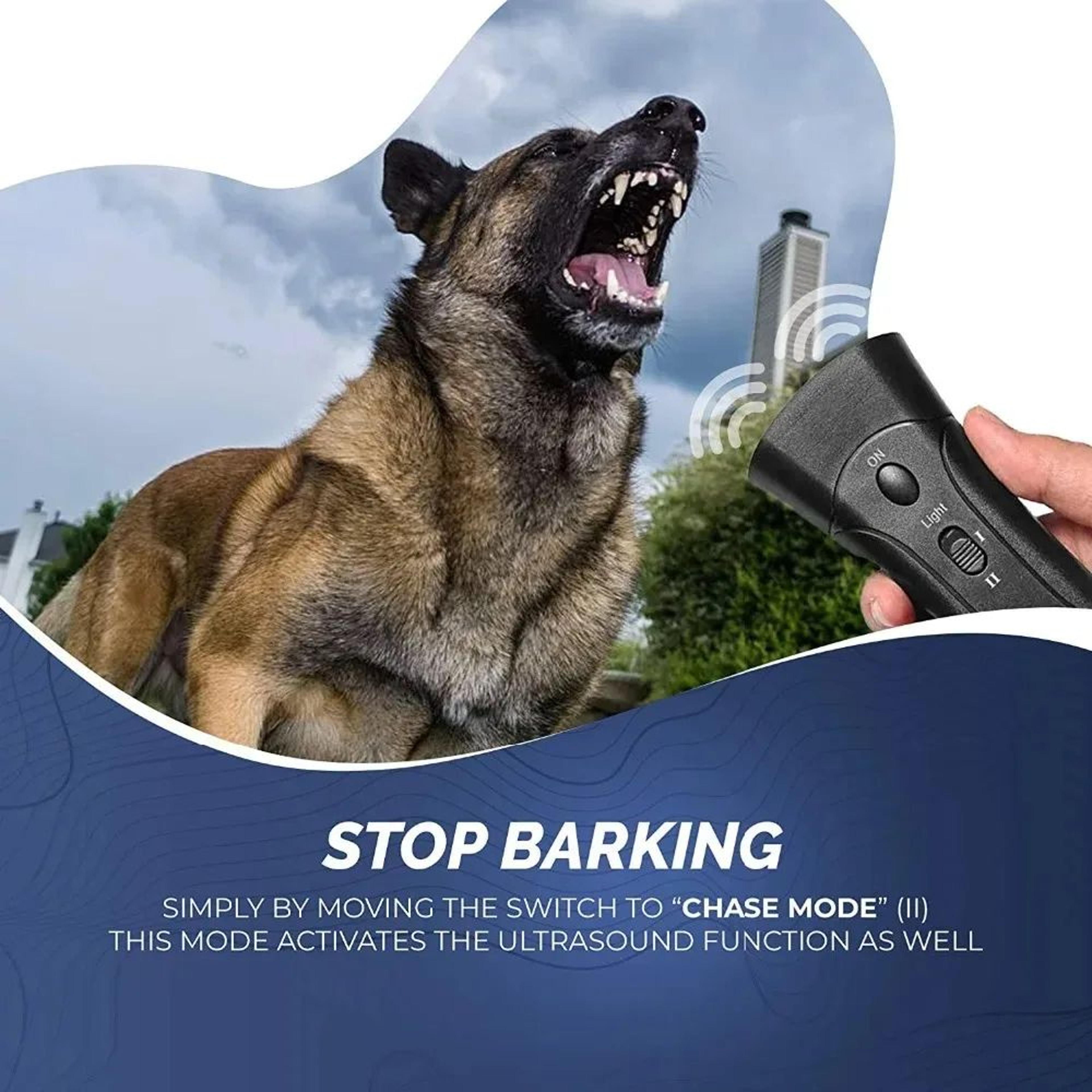 Portable Ultrasonic Dog Repeller Handheld Anti Bark Deterrent  Safe Dog Trainer  Bark Control Devic 1