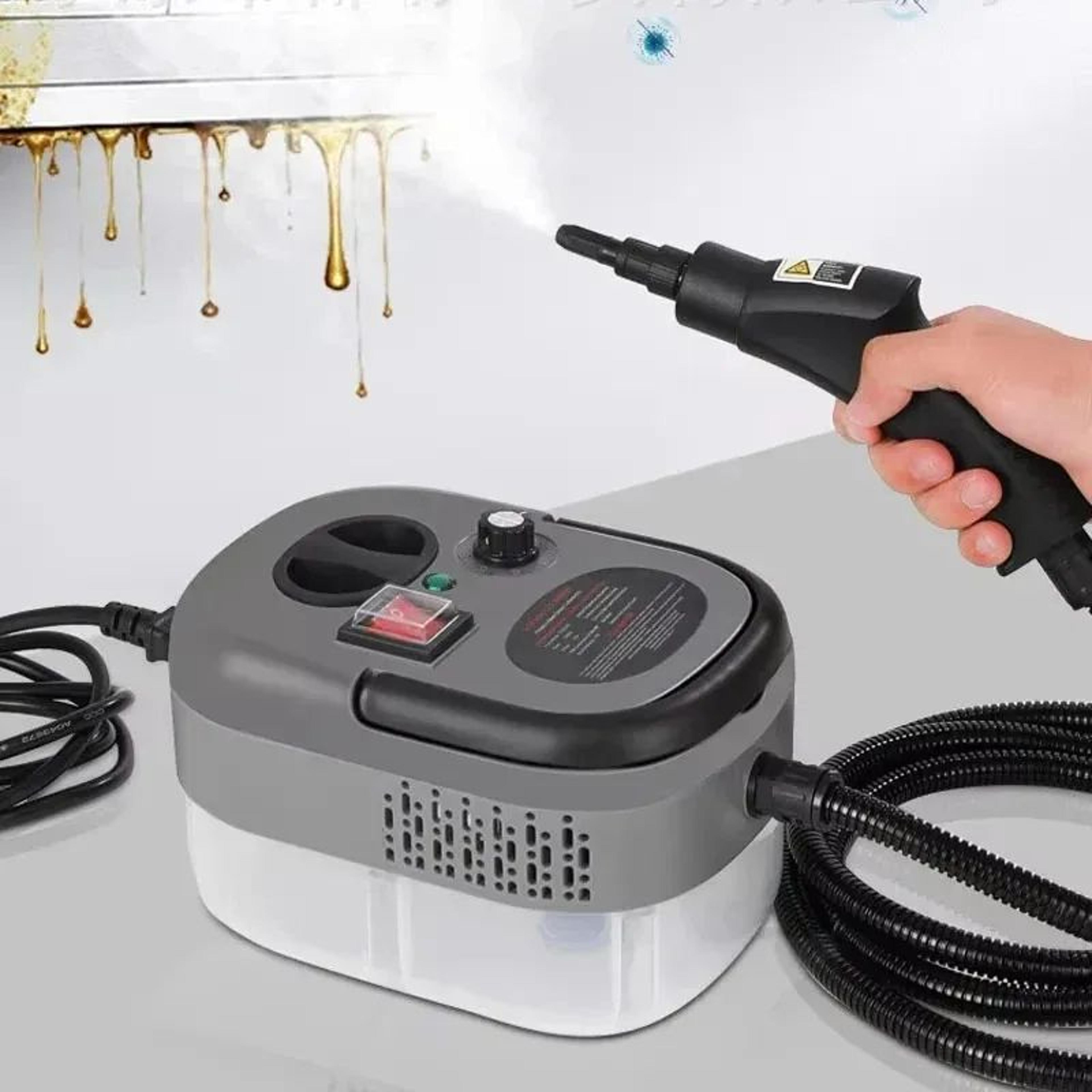 2500W HighPower Handheld Steam Cleaner  Portable HighTemperature Grease  Oil Dirt Remover For Kitch 0