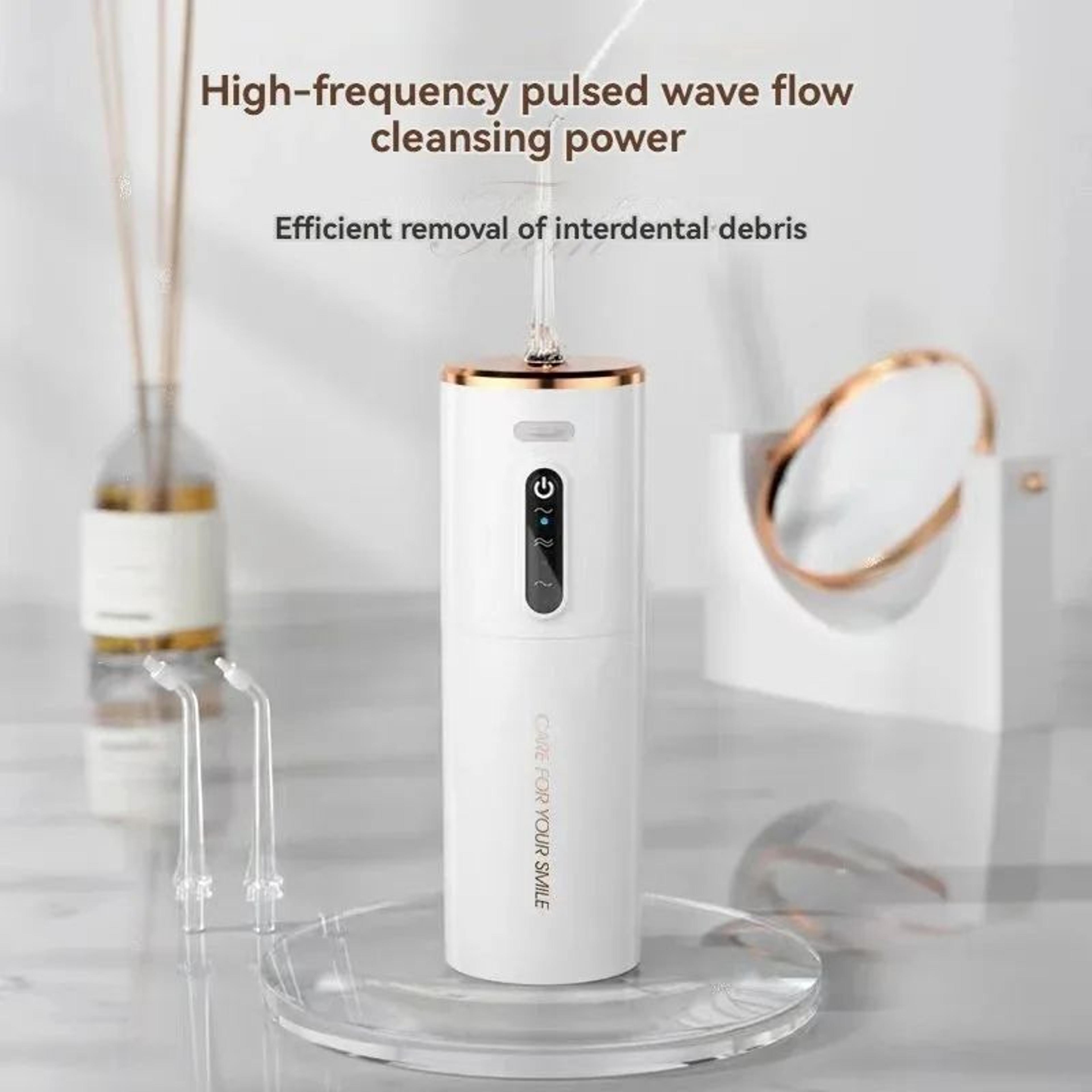 Portable Intelligent Water Flosser  USB Rechargeable Waterproof Oral Irrigator For Personalized Den 1