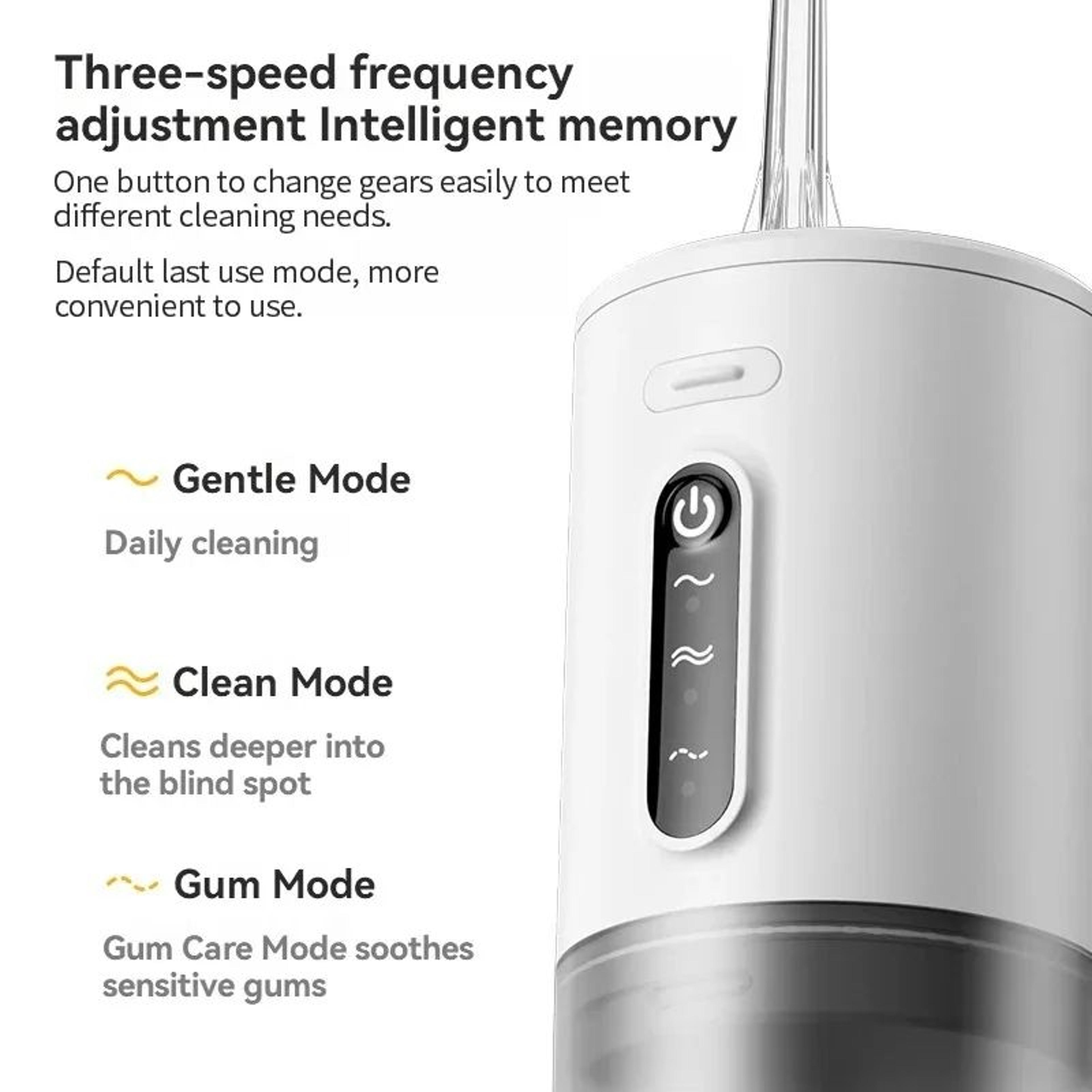 Portable Intelligent Water Flosser  USB Rechargeable Waterproof Oral Irrigator For Personalized Den 4