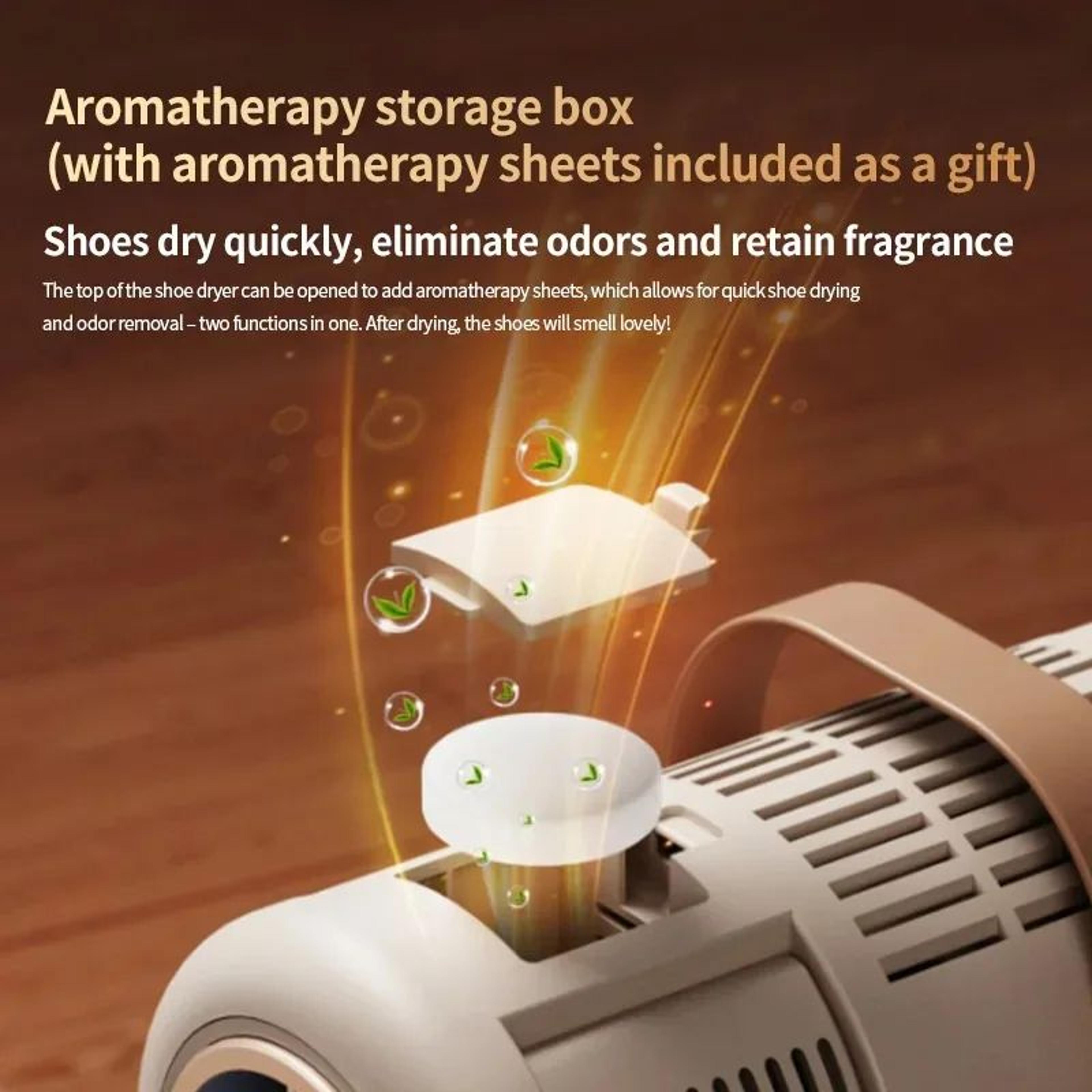 4Arms Foldable Shoe Dryer  Electric Shoe Dehumidifier  Boots Warmer With Timer Control 5