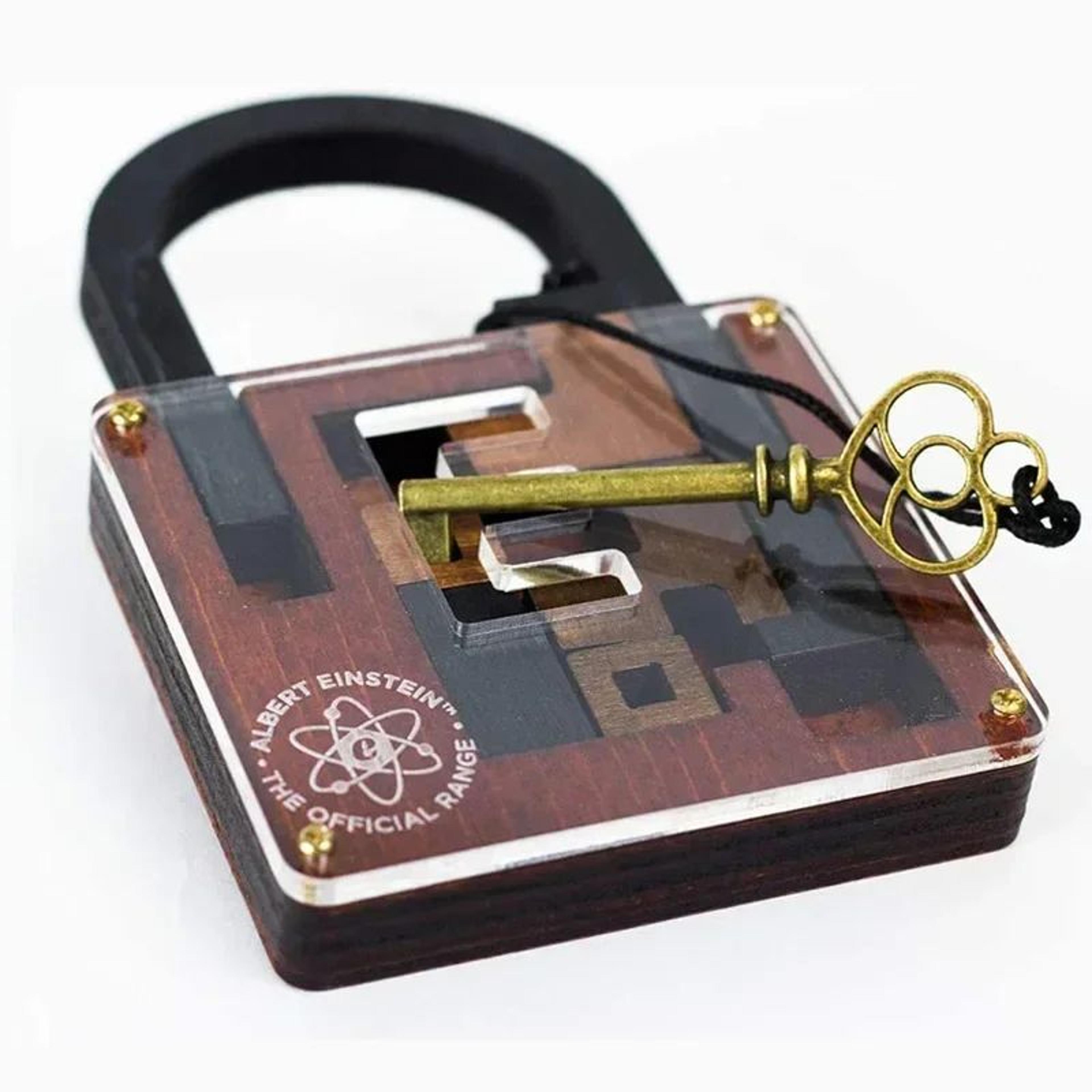 Classic Wooden Brainteaser Puzzle  IQ Lock Challenge Game For Kids Cognitive Development 6