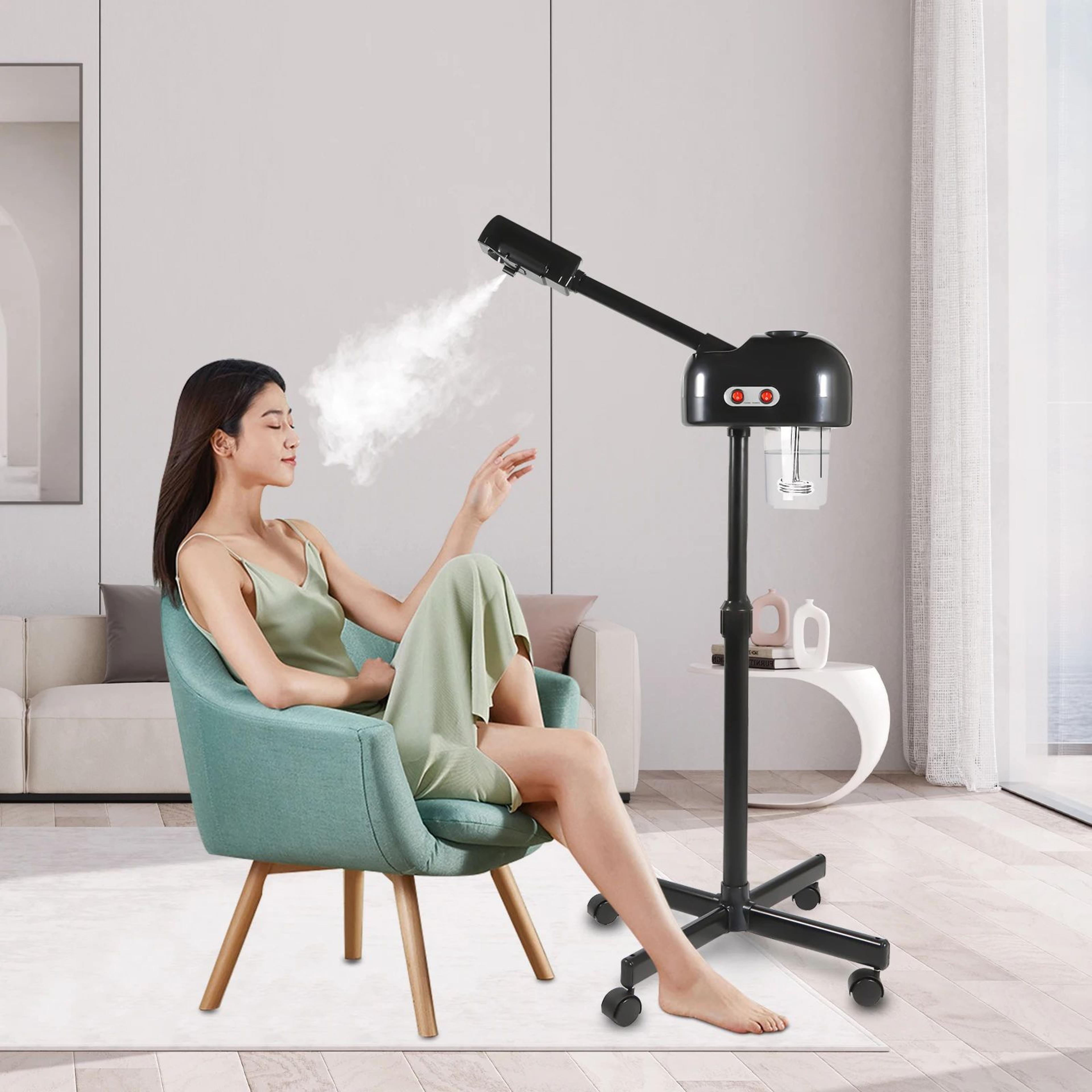Professional Ozone Facial Steamer  Height Adjustable 360 Rotating Hot Mist Salon  Spa Steaming Mach 2