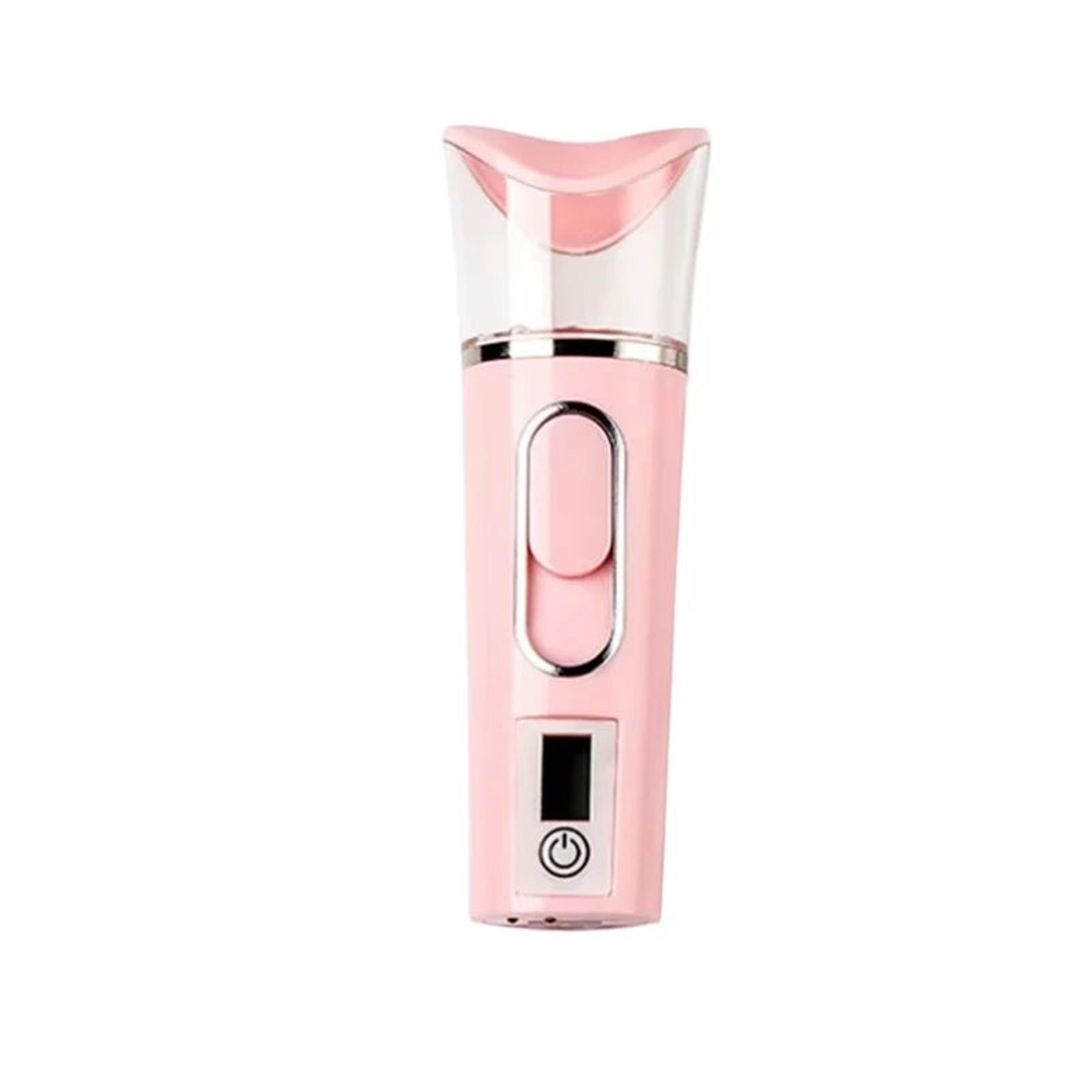 Nano Mist Facial Steamer Mini Portable Sprayer  Handheld Skin Hydration Humidifier With LED Moistur