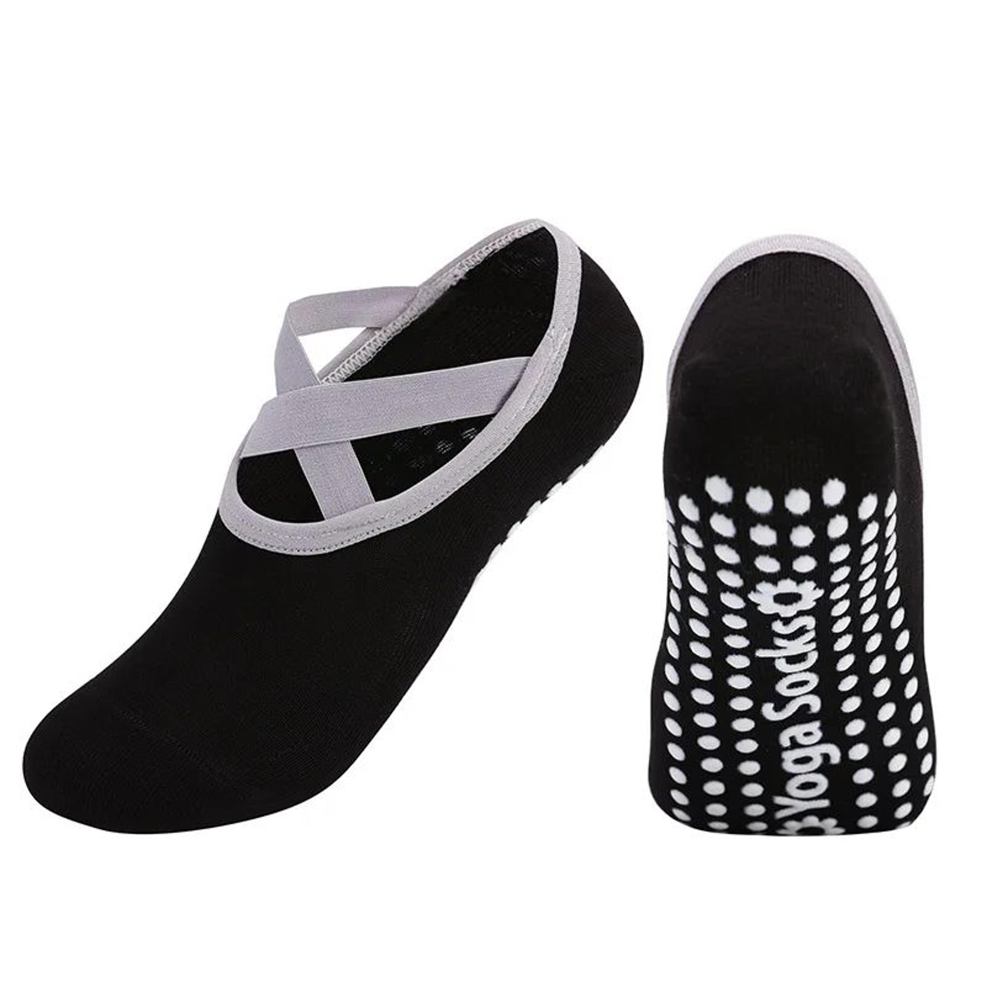 Professional Womens Backless Yoga Socks  Silicone AntiSlip Ballet  Pilates Grip Socks 7