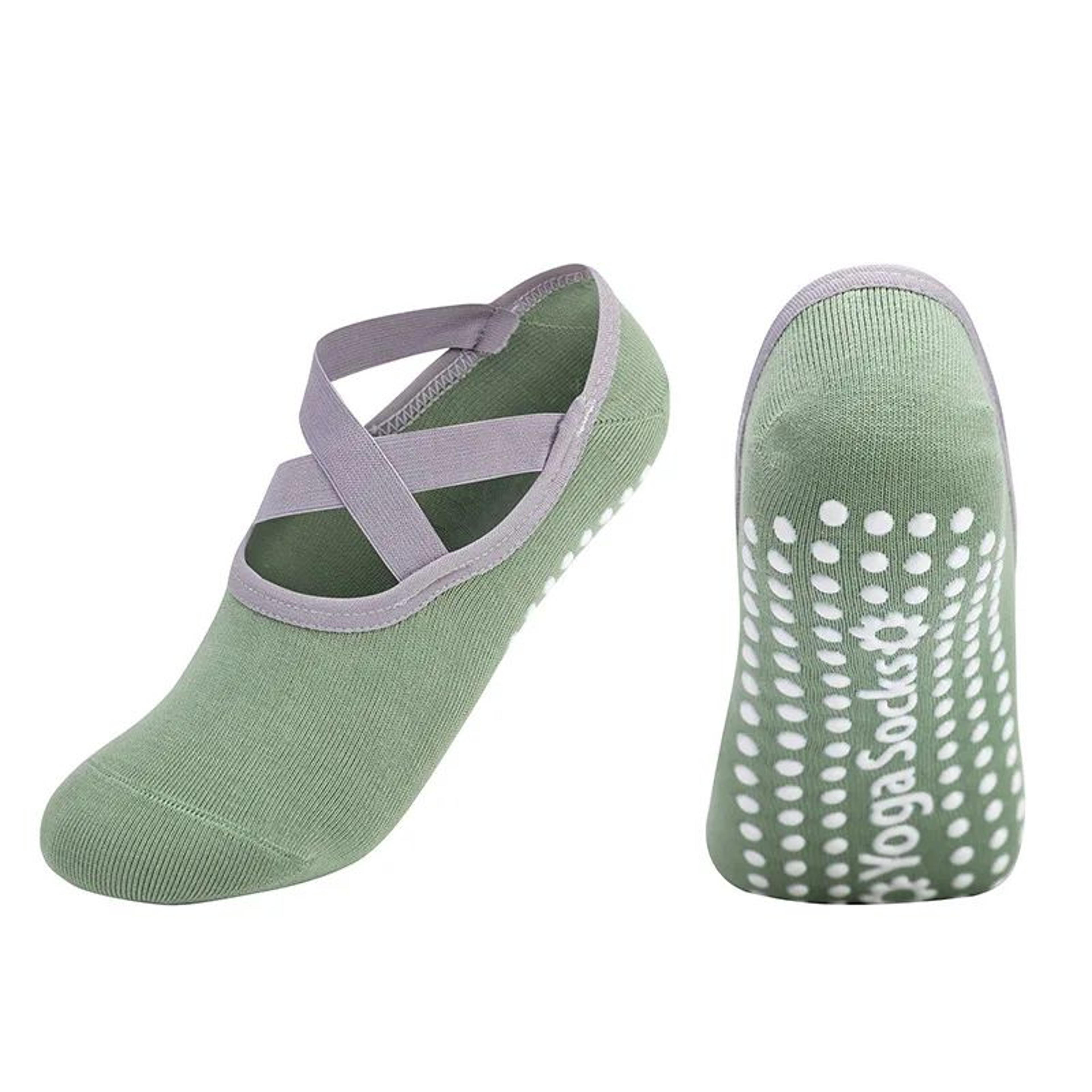 Professional Womens Backless Yoga Socks  Silicone AntiSlip Ballet  Pilates Grip Socks 9