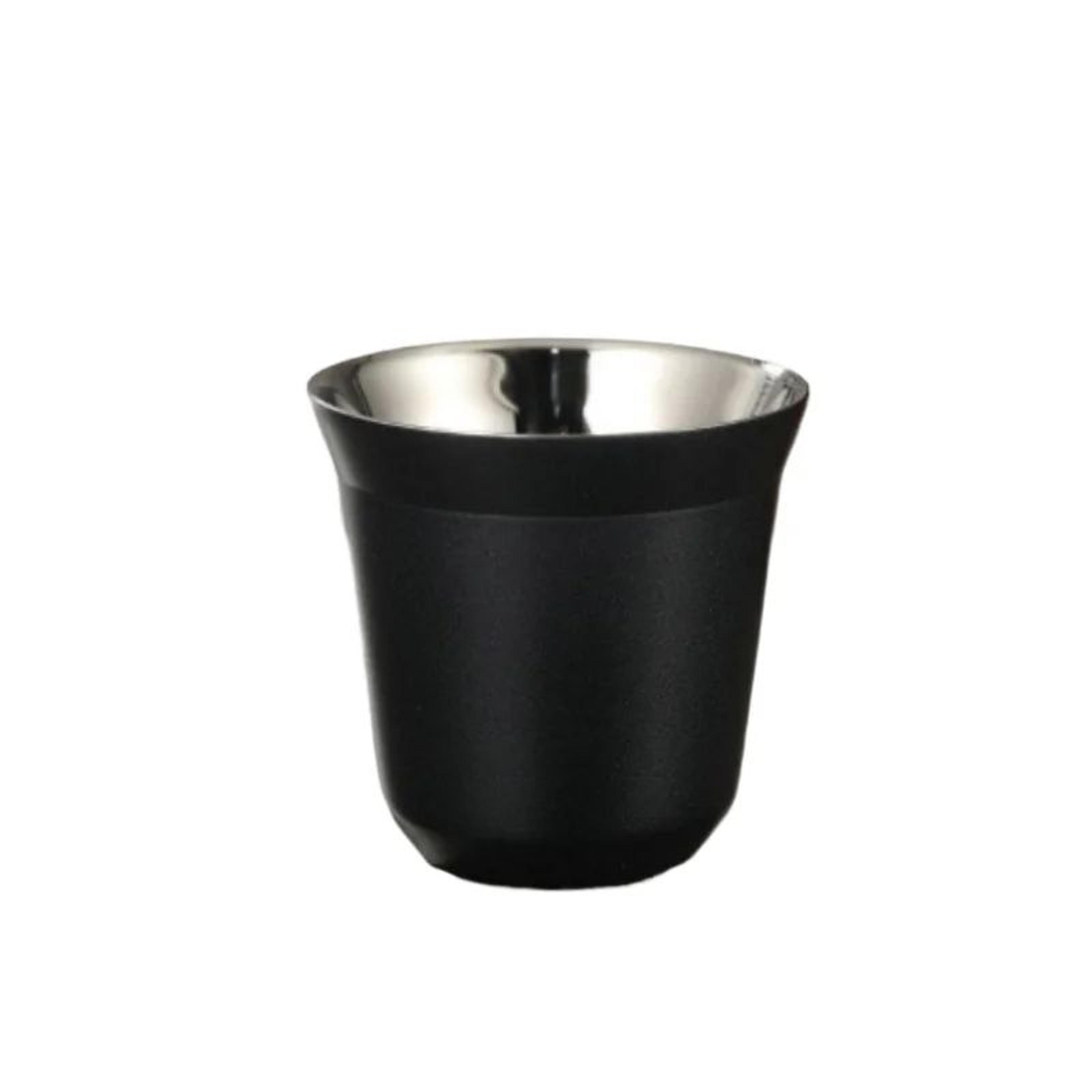 Stainless Steel DoubleWall Espresso Cup  Insulated Capsule Coffee Tumbler LeakProof Mini Travel Mug 6