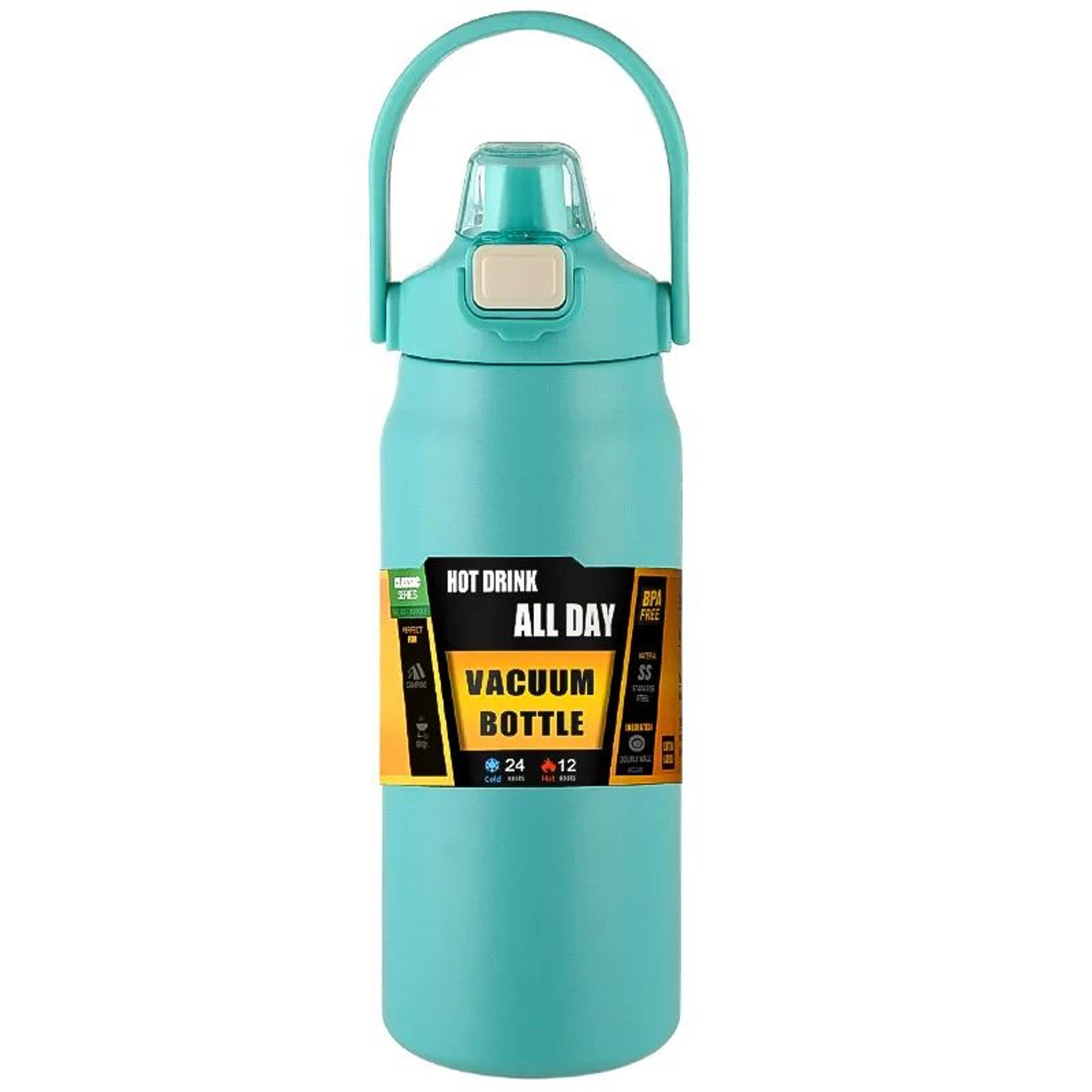 Portable 304 Stainless Steel Insulated Water Bottle With Straw  Leakproof Vacuum Thermos Tumbler Fo 9