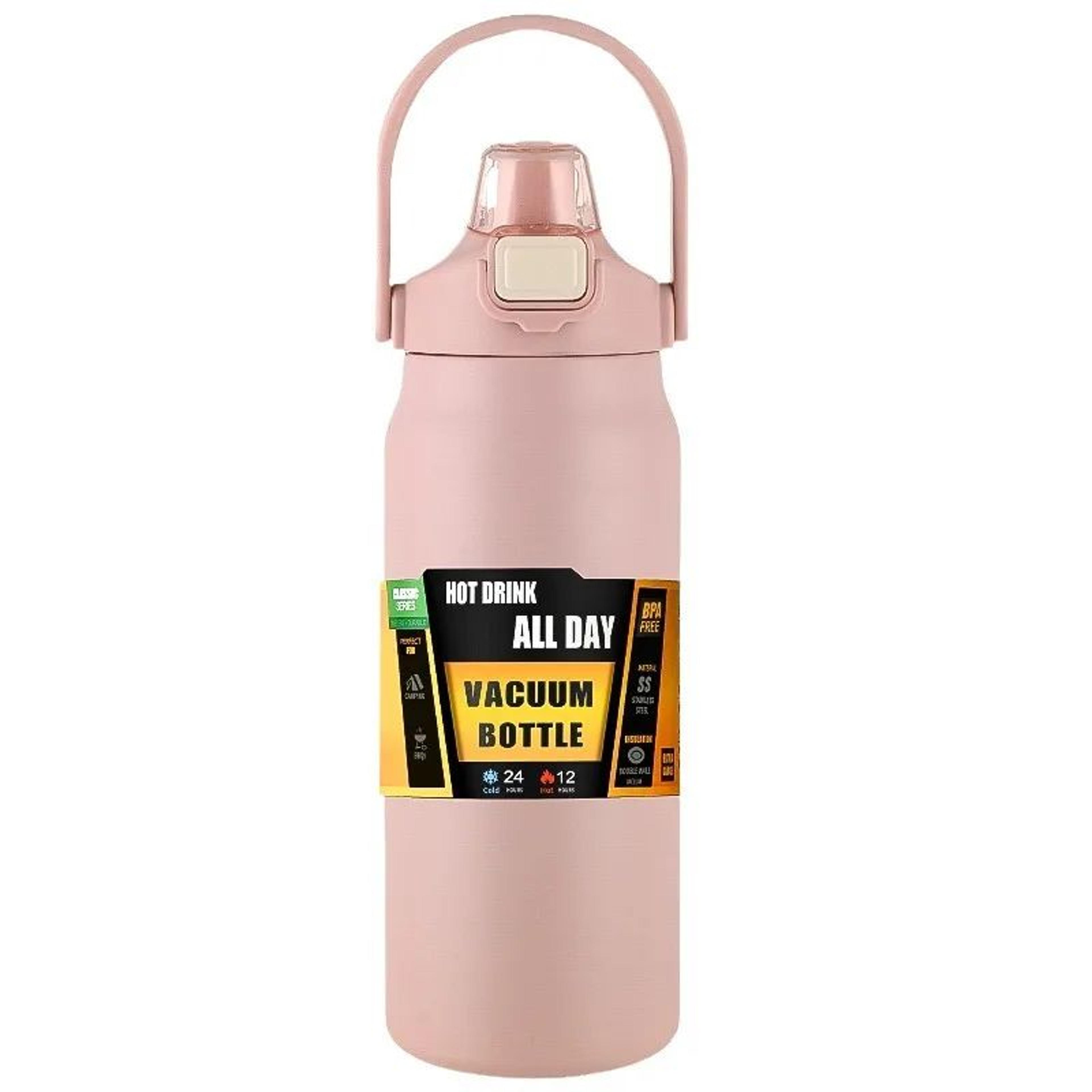 Portable 304 Stainless Steel Insulated Water Bottle With Straw  Leakproof Vacuum Thermos Tumbler Fo 10