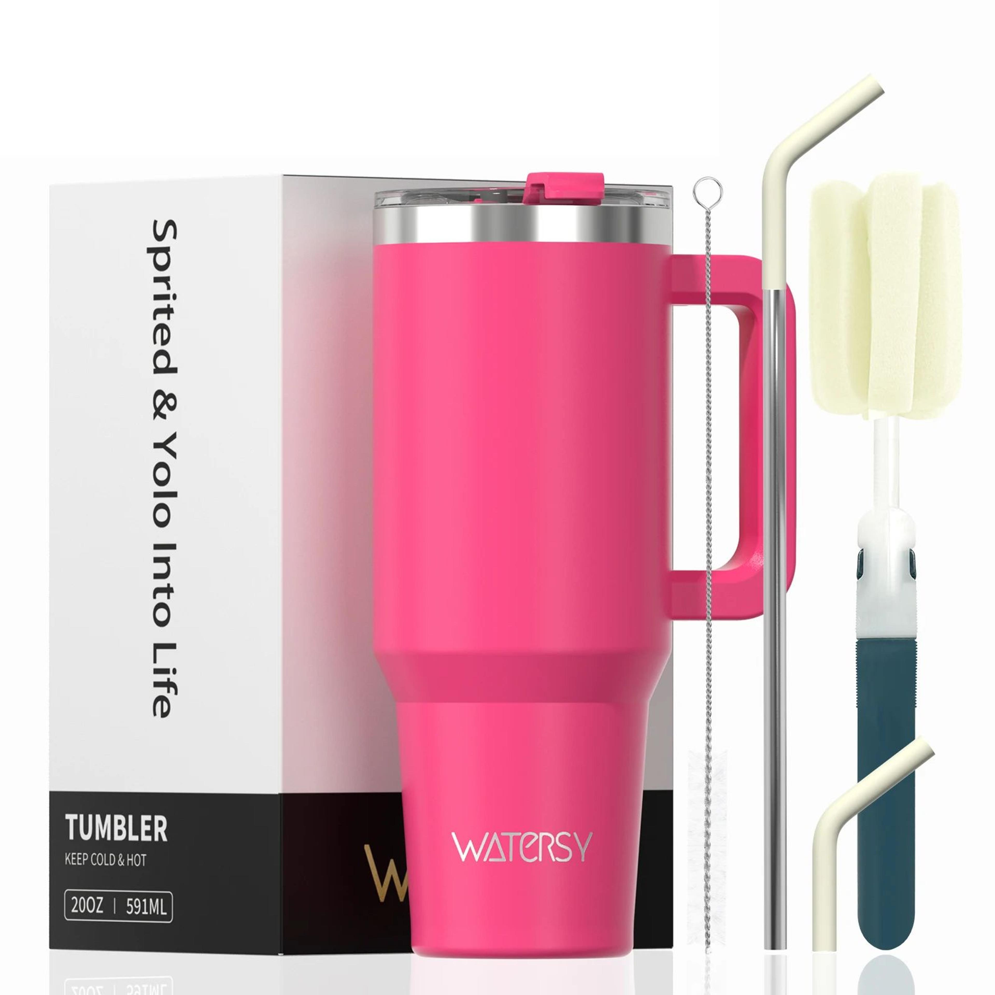 Stainless Steel Insulated Water Bottle  20oz Vacuum Thermal Coffee  Travel Mug Hot  Cold 12
