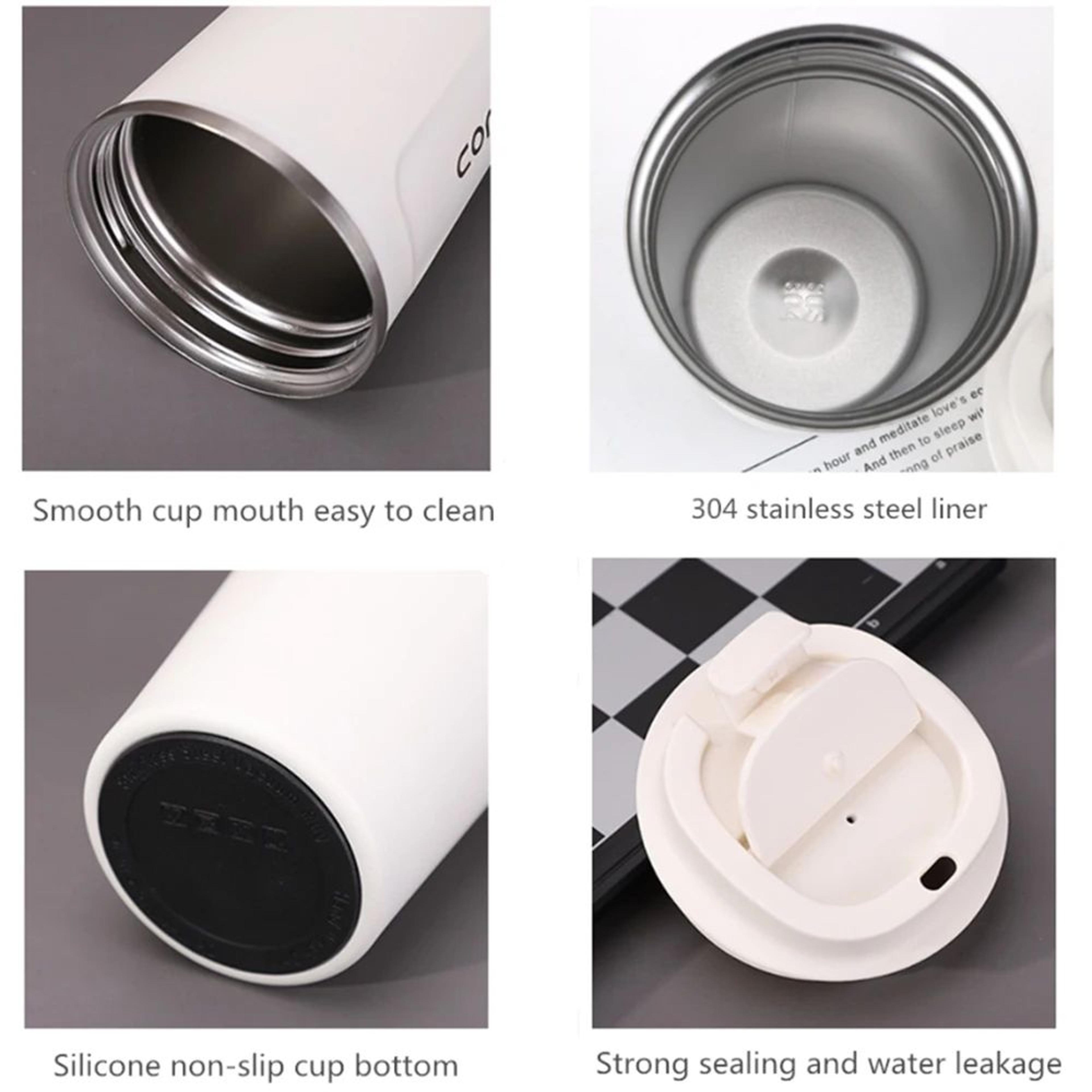 Thermo Cafe Double Wall Stainless Steel Travel Mug  Leakproof Coffee Thermos Cup 4
