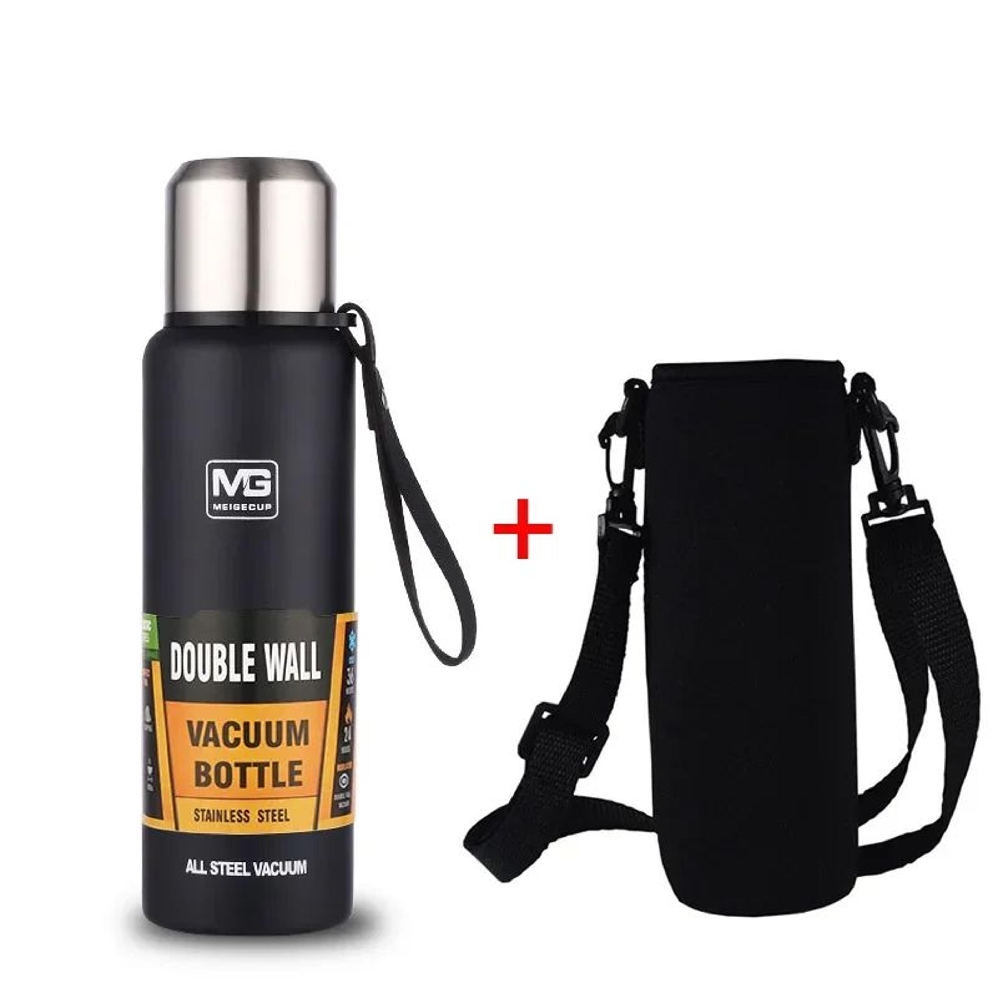 Large Capacity 304 Stainless Steel Thermos Bottle  Vacuum Insulated Tumbler With Carry Rope For Hot 10