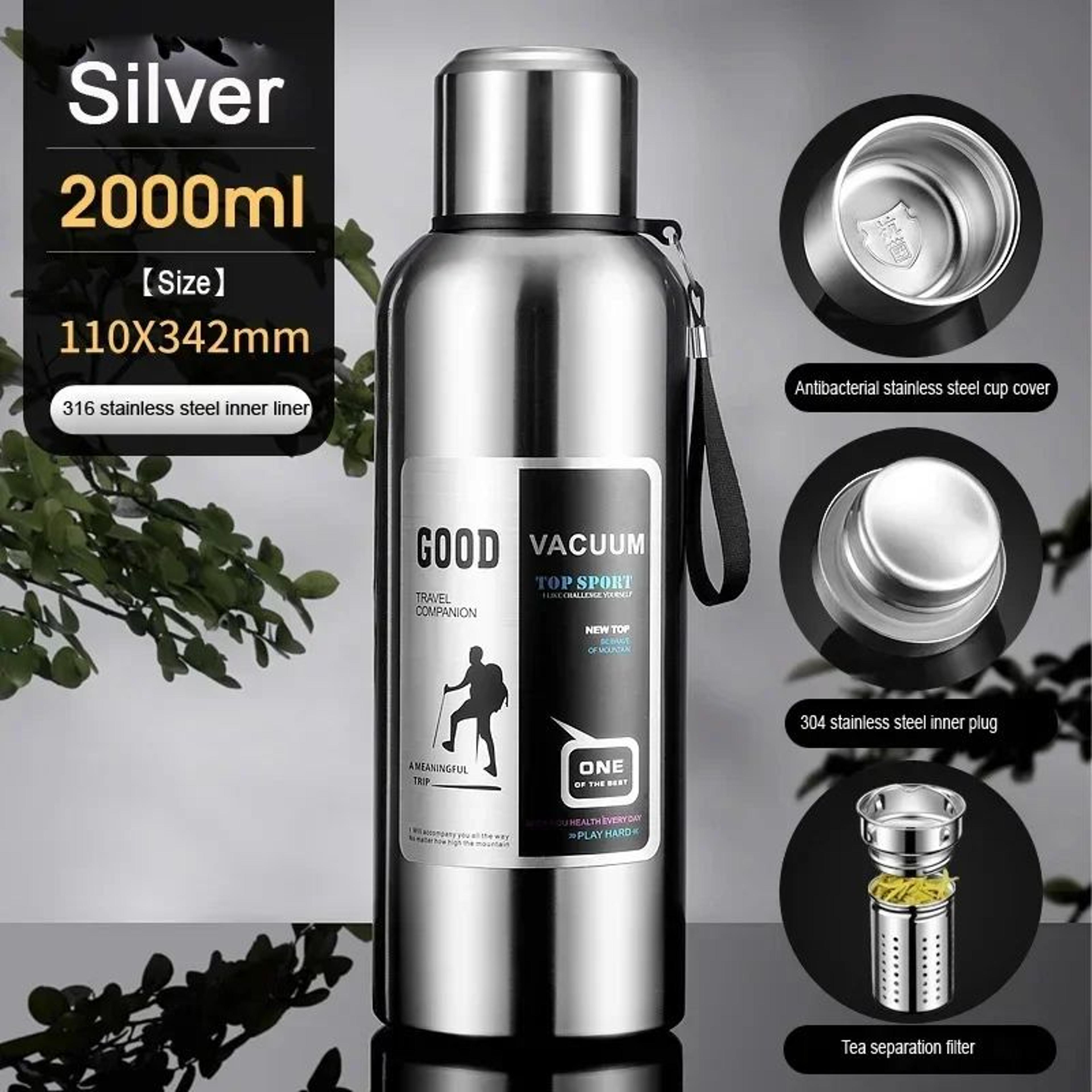 Large Capacity Stainless Steel Insulated Thermos Tumbler  Vacuum Thermal Travel Mug For Hot  Cold D 15