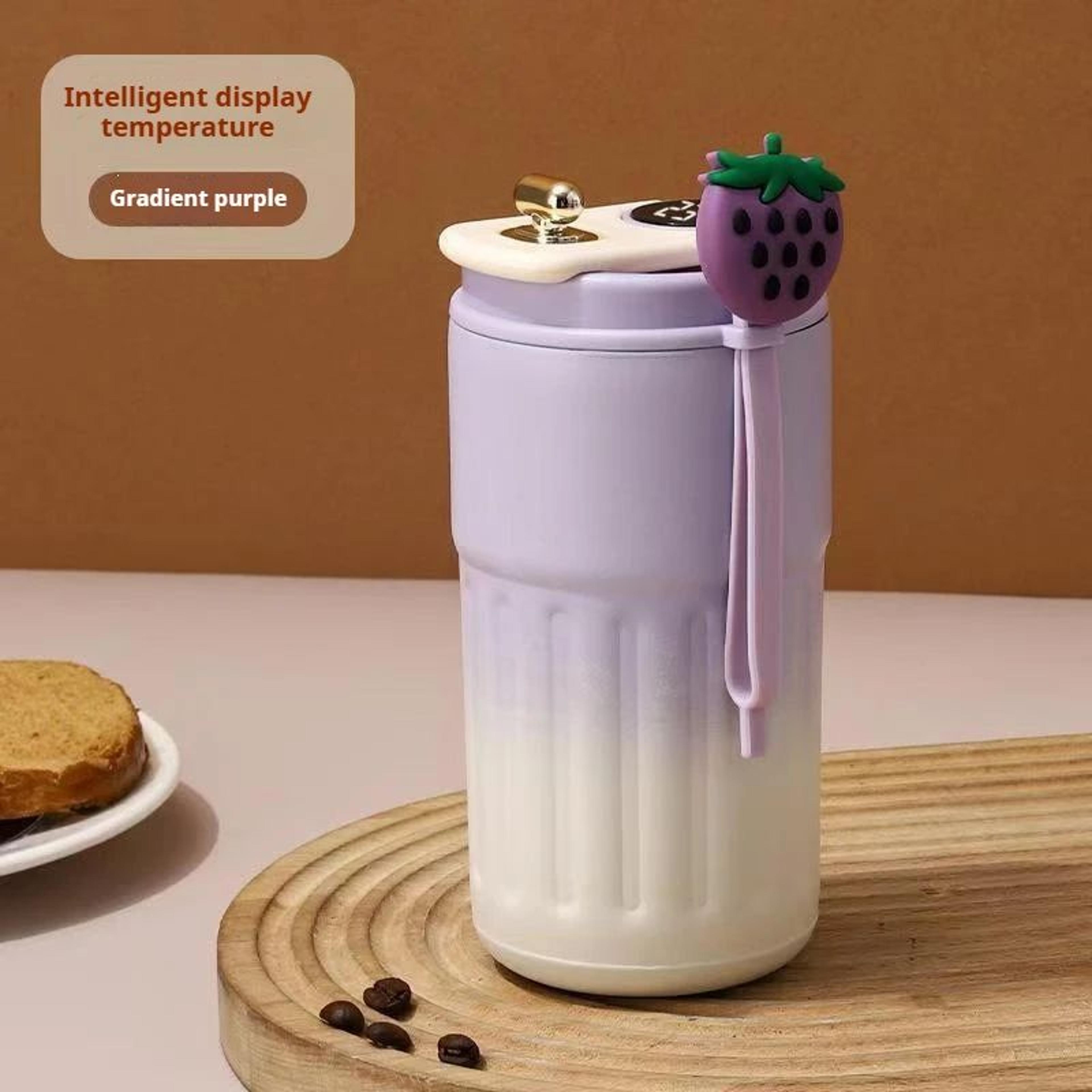 Smart LED Temperature Display Stainless Steel Thermos Cup  316 Vacuum Insulated Travel Coffee Mug 8