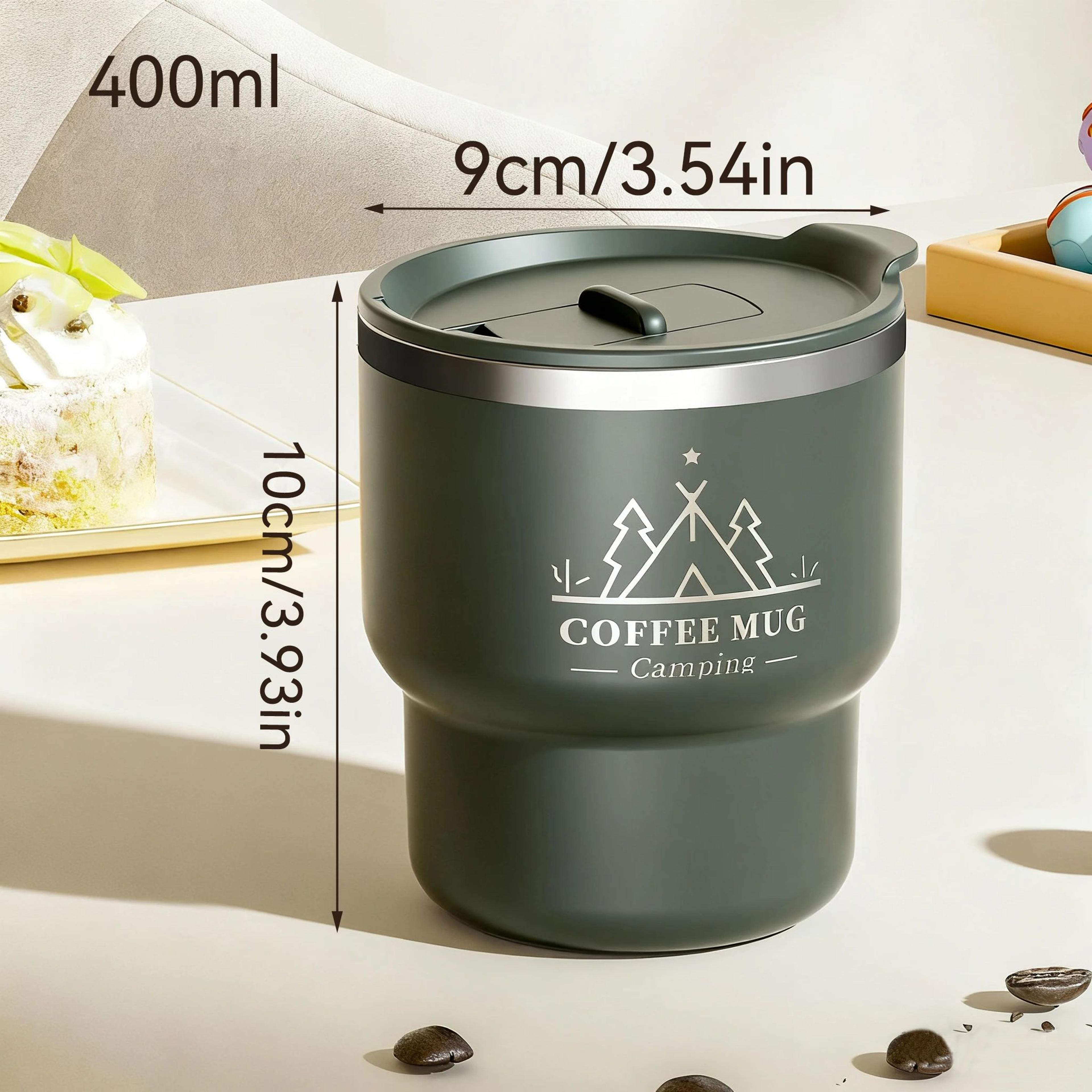135 Fl Oz 304 Stainless Steel Insulated Thermal Cup  Double Wall Leakproof Office Coffee  Water Tum 9