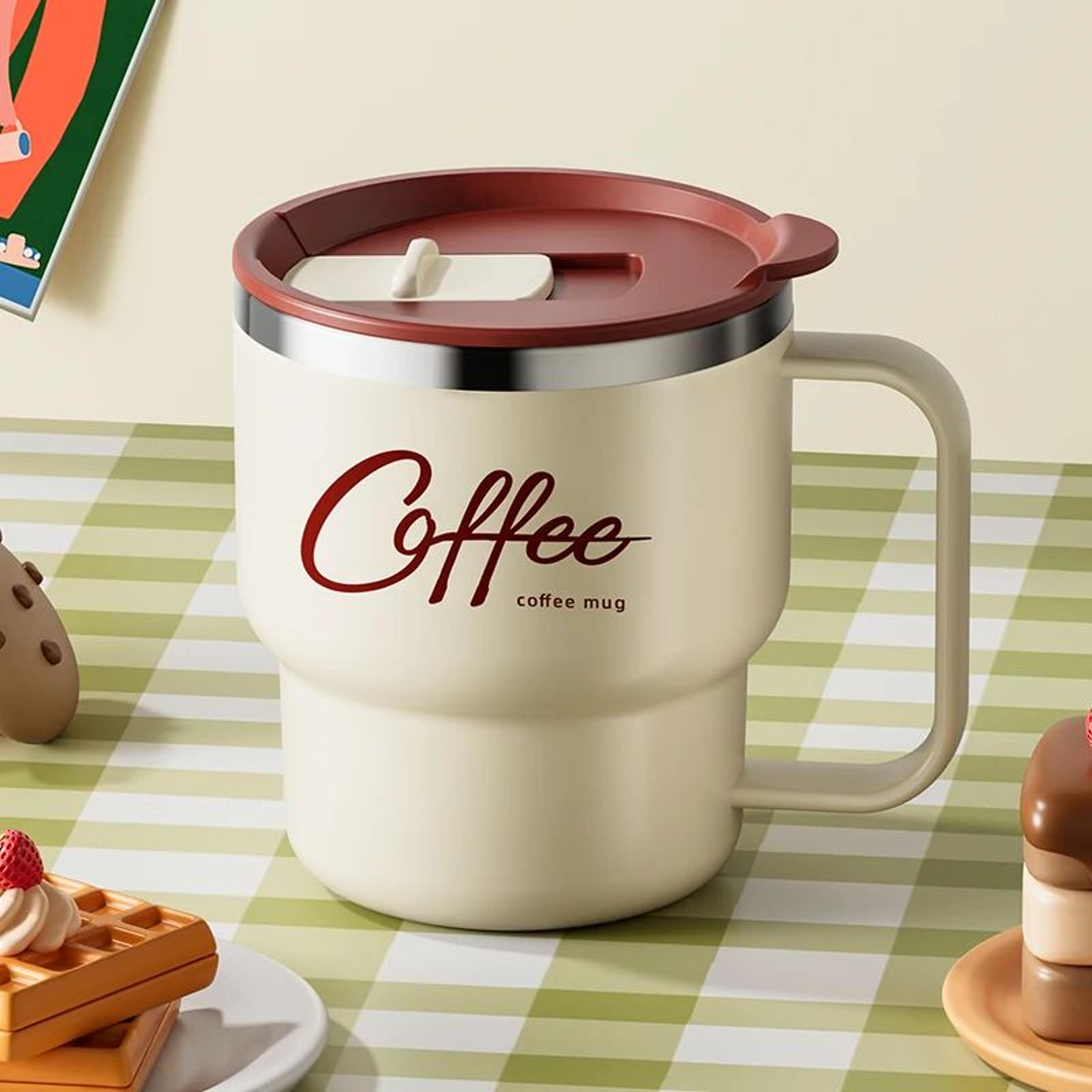 04 Stainless Steel Double Wall Insulated Coffee Mug  Leakproof Thermal Drink Cup 135 Fl Oz 4