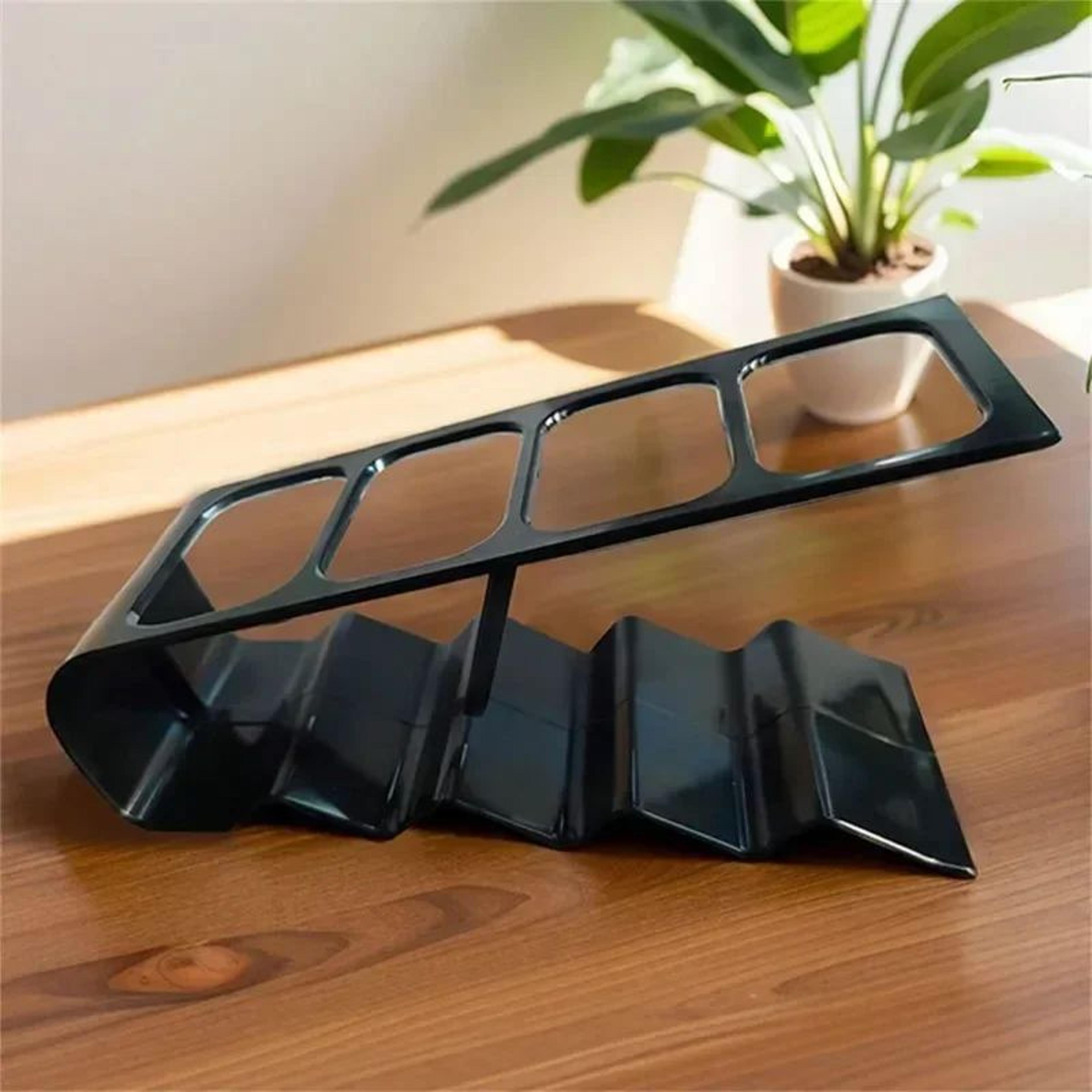 Plastic Desktop Remote Control Storage Rack  Household TV  AC Remote Organizer Stand 3