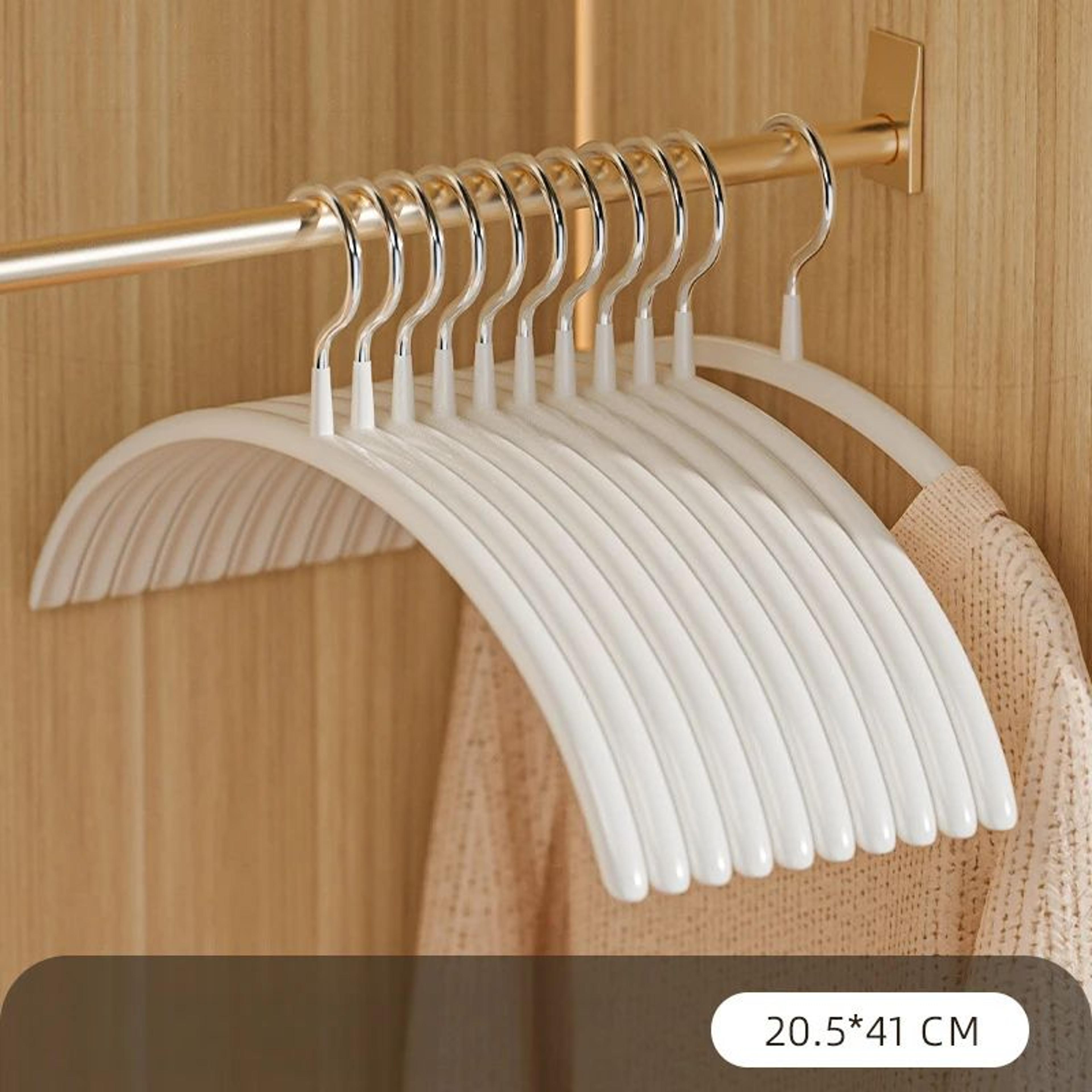 AntiSlip Metal Clothes Hangers  SpaceSaving Durable ConcaveConvex Closet Organizer 1