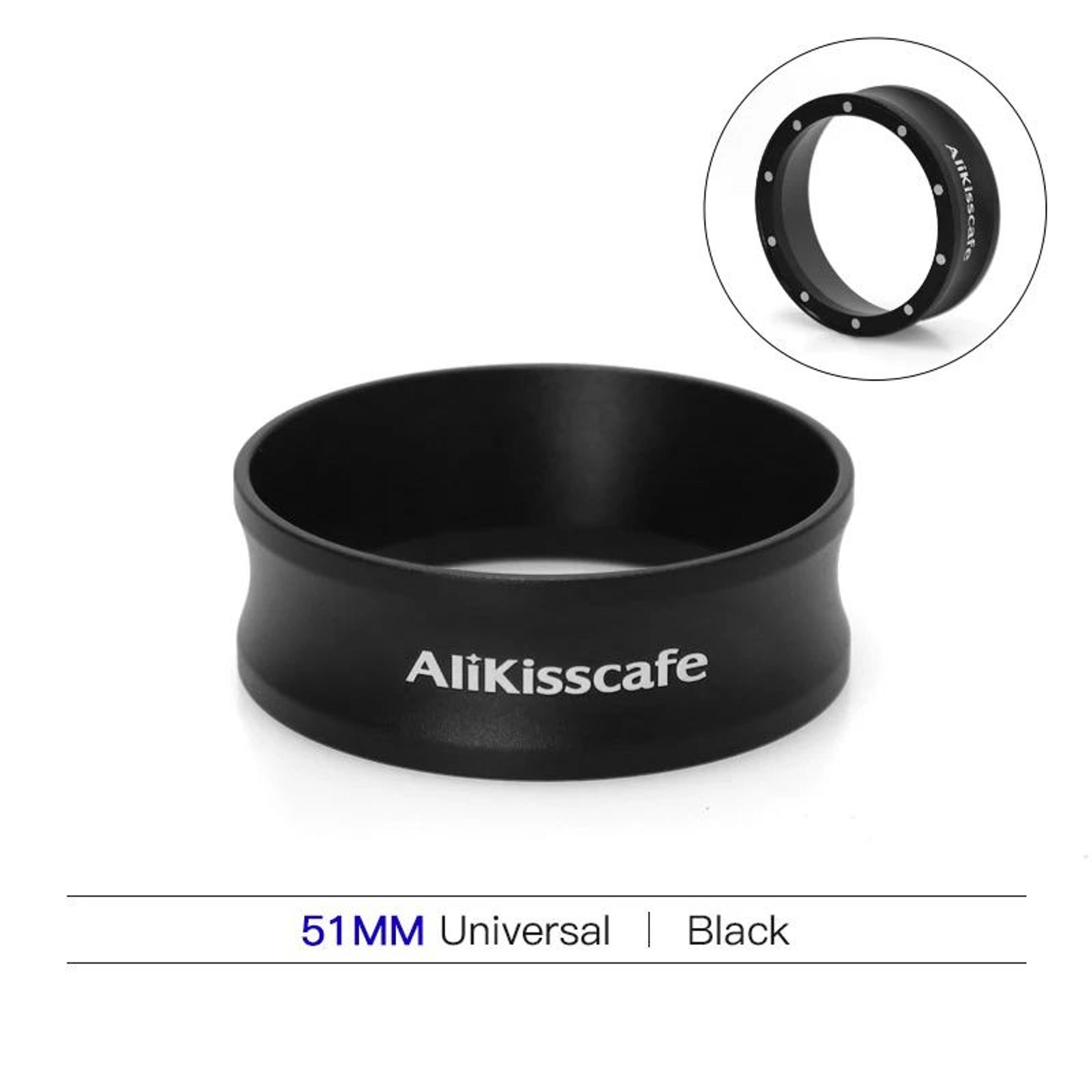 AliKisscafe Magnetic Coffee Dosing Ring  Stainless Steel 515458mm Espresso Funnel For Delonghi  Bre 6