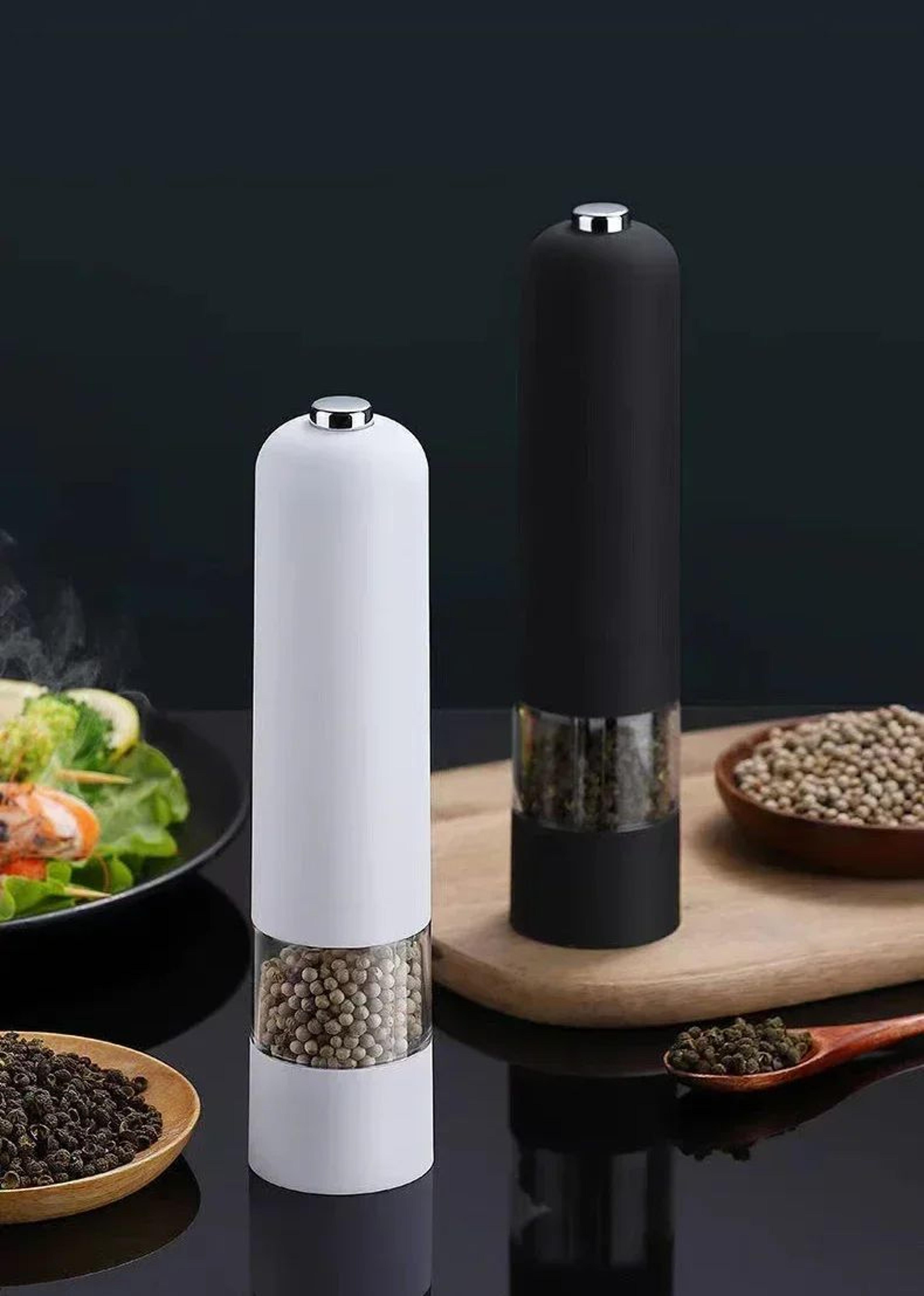 Electric Automatic Salt  Pepper Grinder  Adjustable Coarseness Spice Mill With LED Light 2