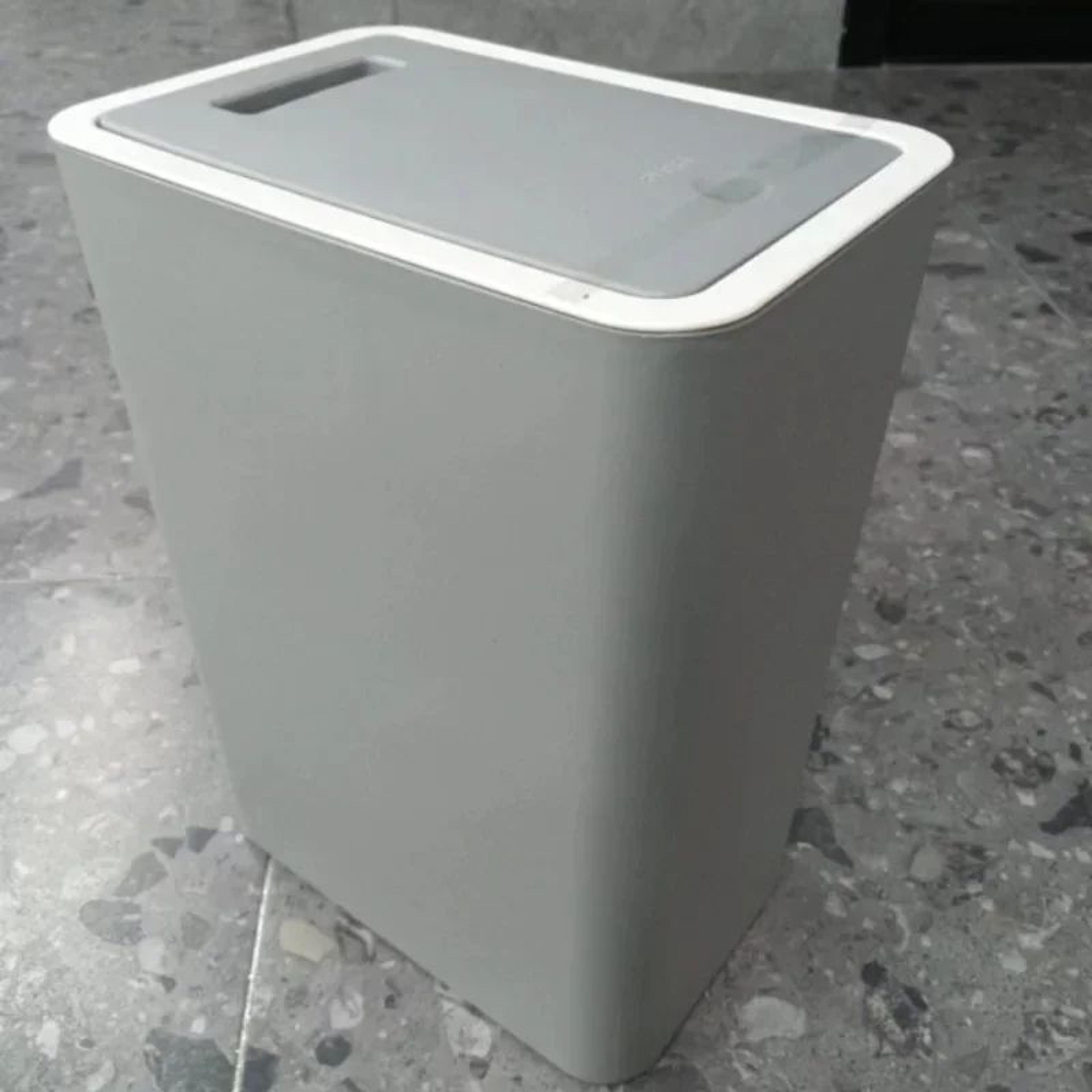 PressTop Bathroom Trash Can  Small PopUp Lid Plastic Wastebasket For Toilet  Bedroom 7