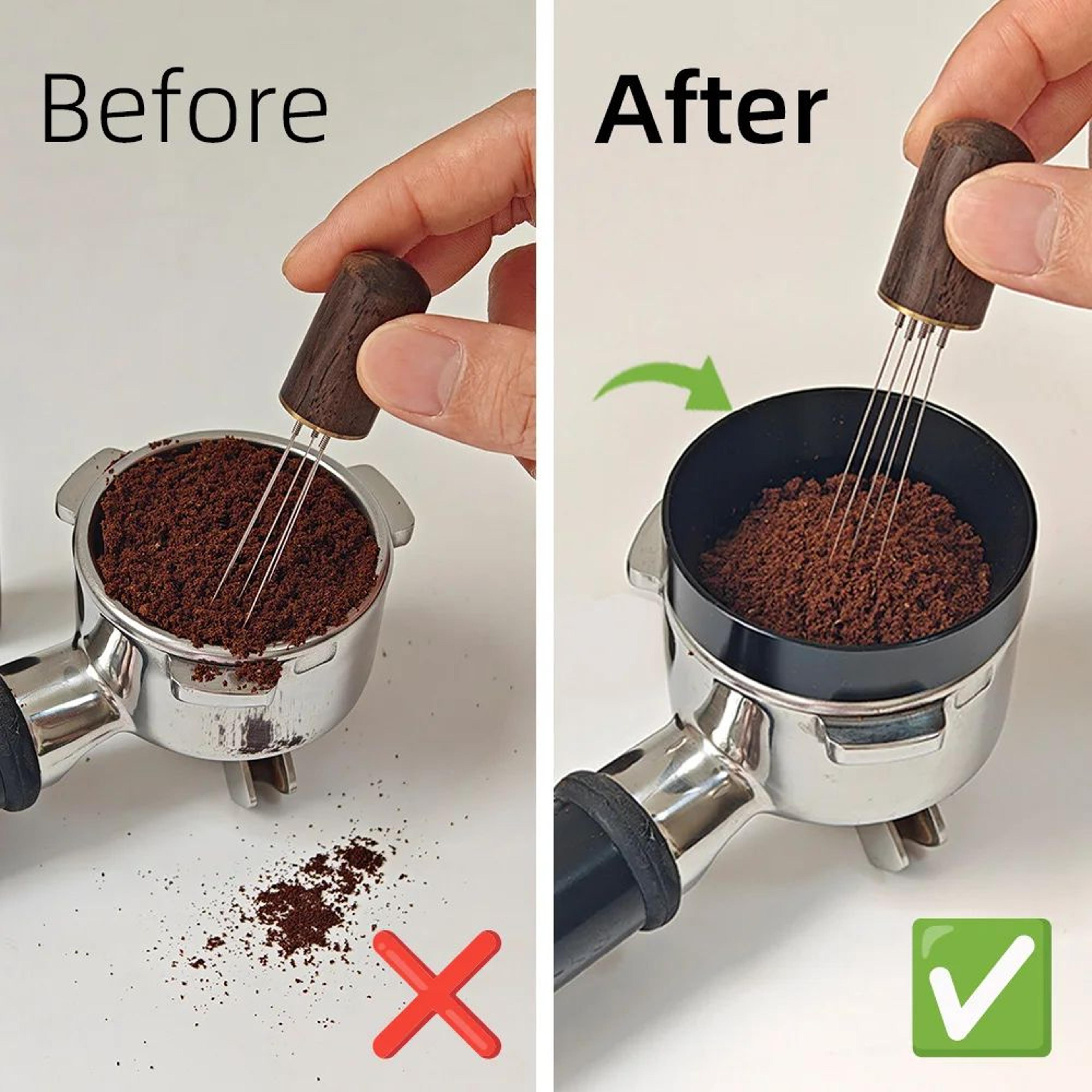 Espresso WDT Coffee Stirrer  Wood Handle Needle Distributor Tool For Even Extraction 4