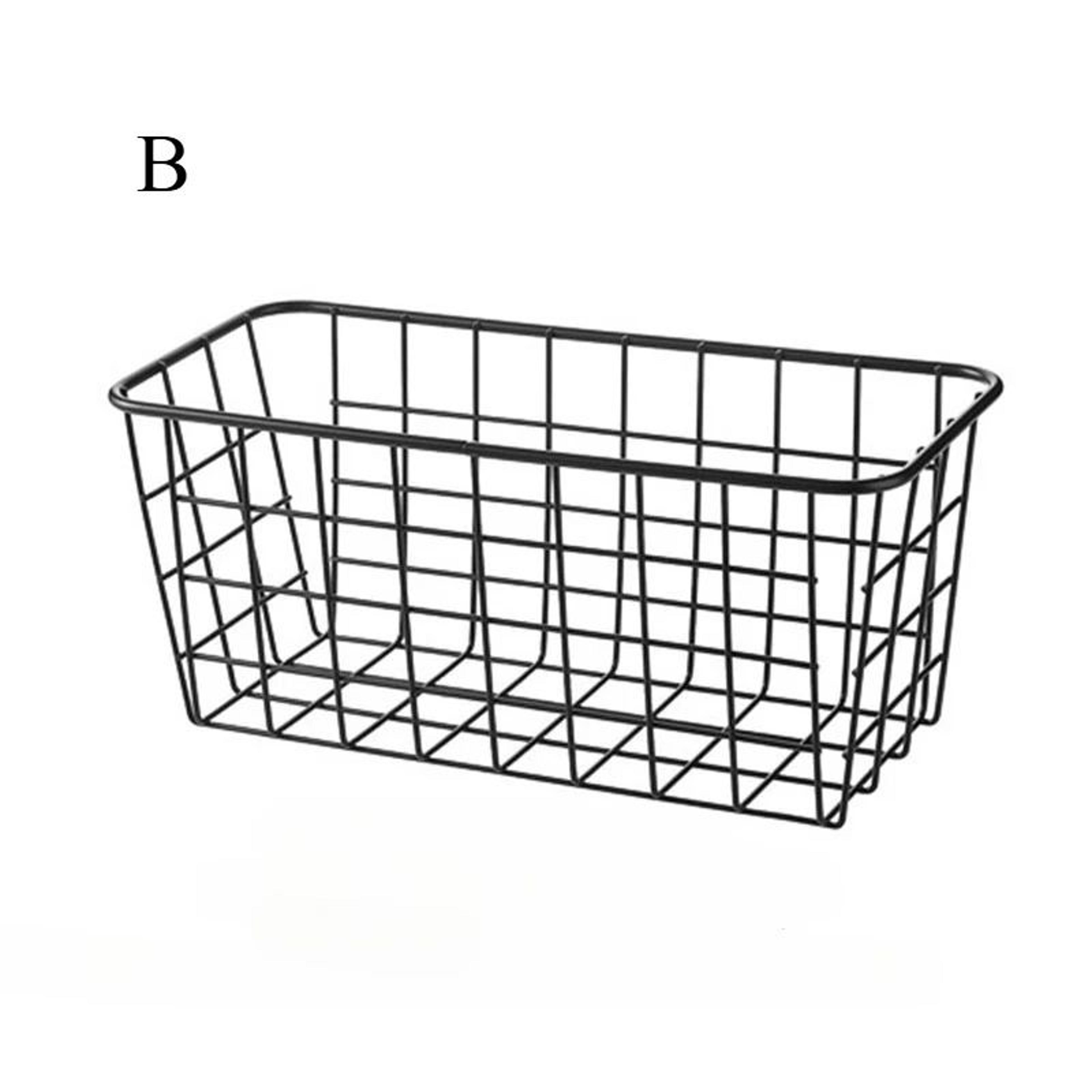 PunchFree Cabinet Door Storage Rack  WallMounted Iron Organizer For Kitchen  Bathroom 6
