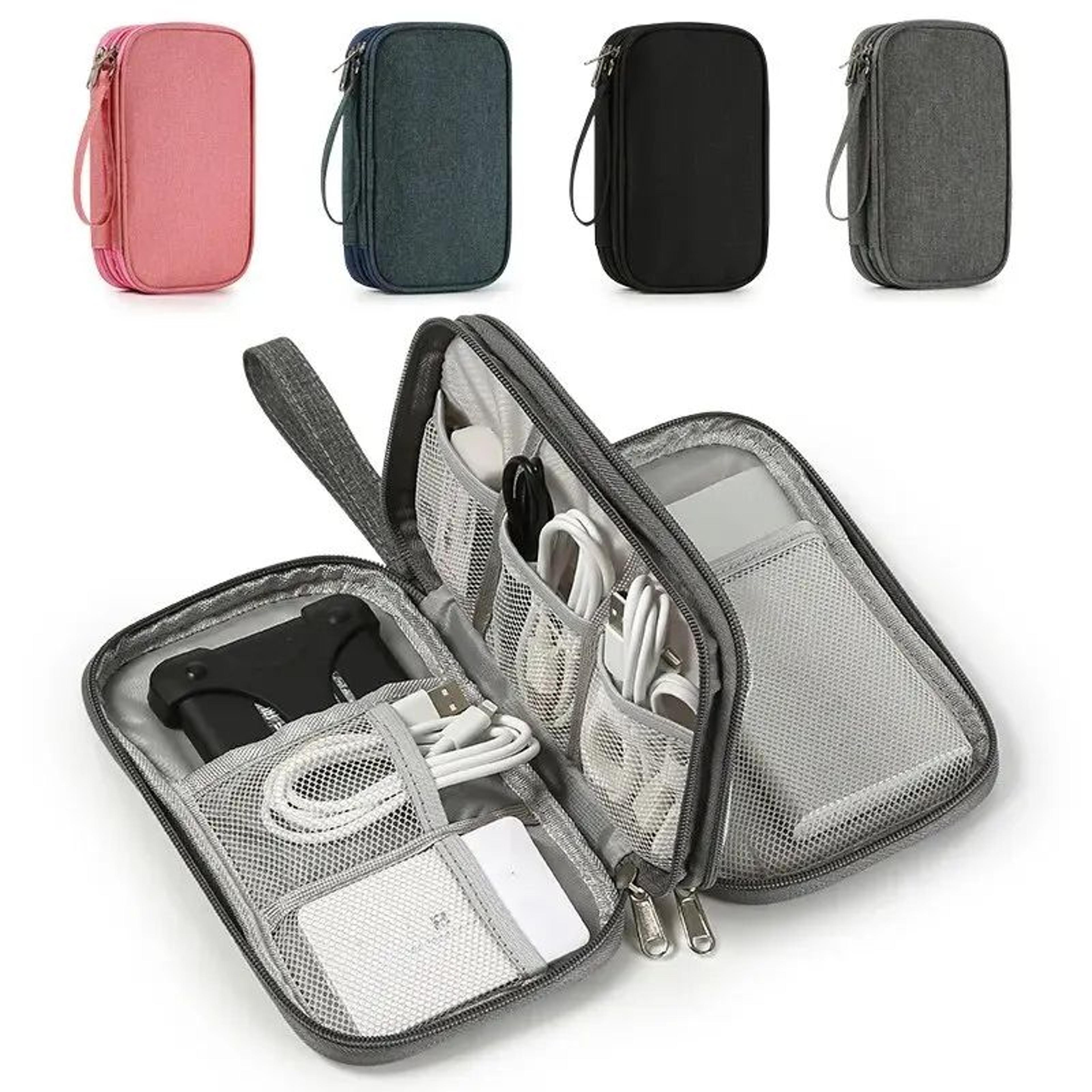 Portable Digital Accessories Organizer Bag  USB Cable Headset  Power Bank Storage Case 0