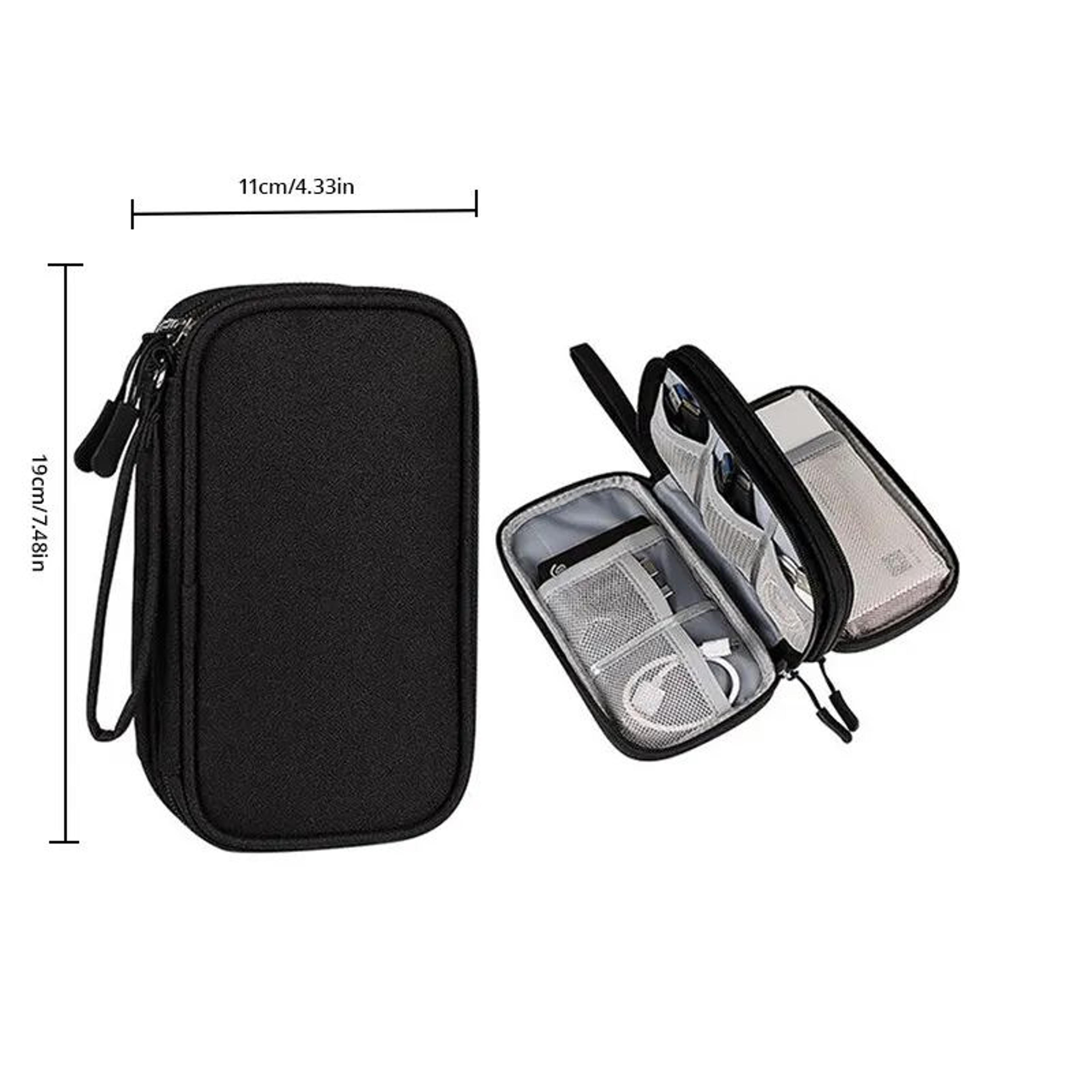 Portable Digital Accessories Organizer Bag  USB Cable Headset  Power Bank Storage Case 6