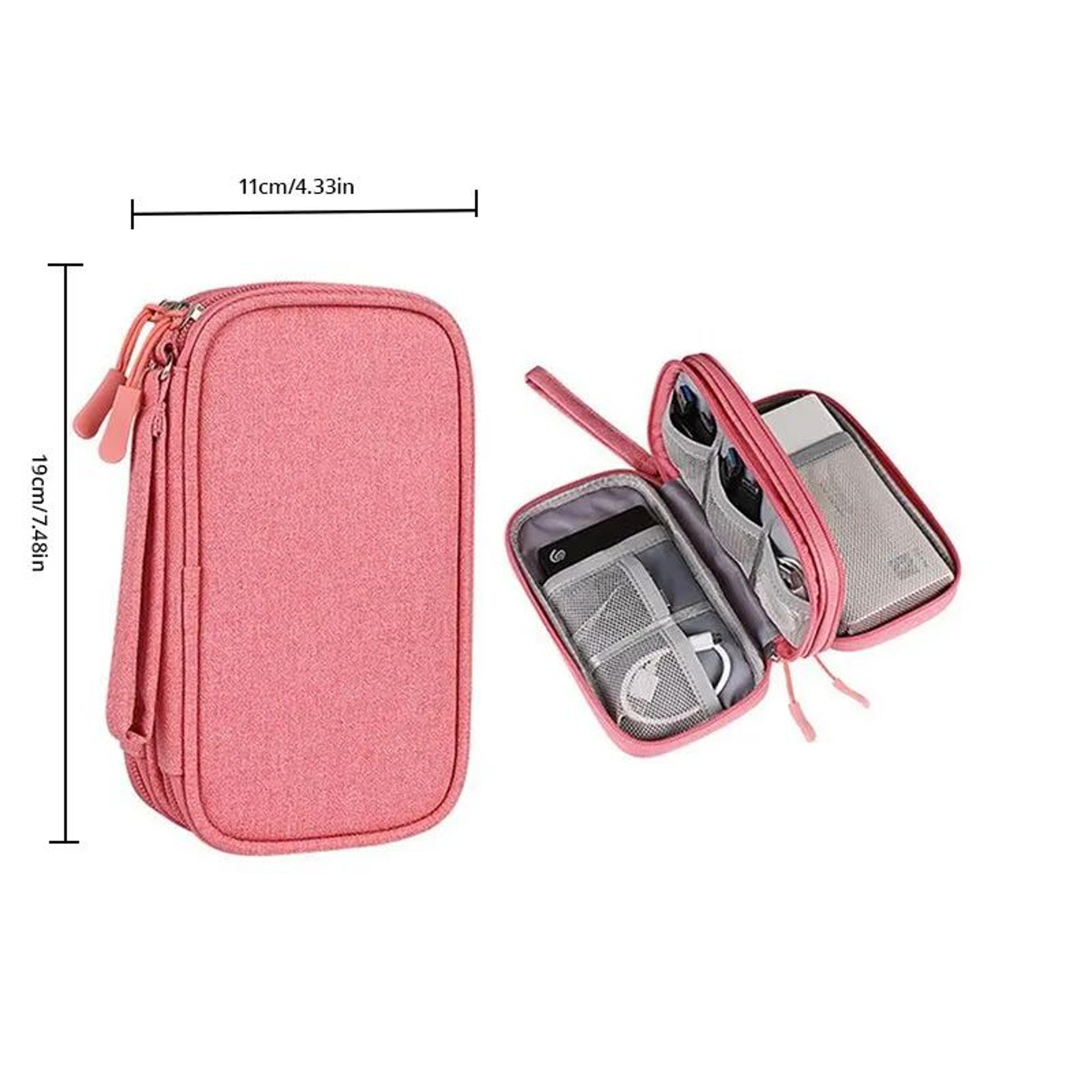 Portable Digital Accessories Organizer Bag  USB Cable Headset  Power Bank Storage Case 9