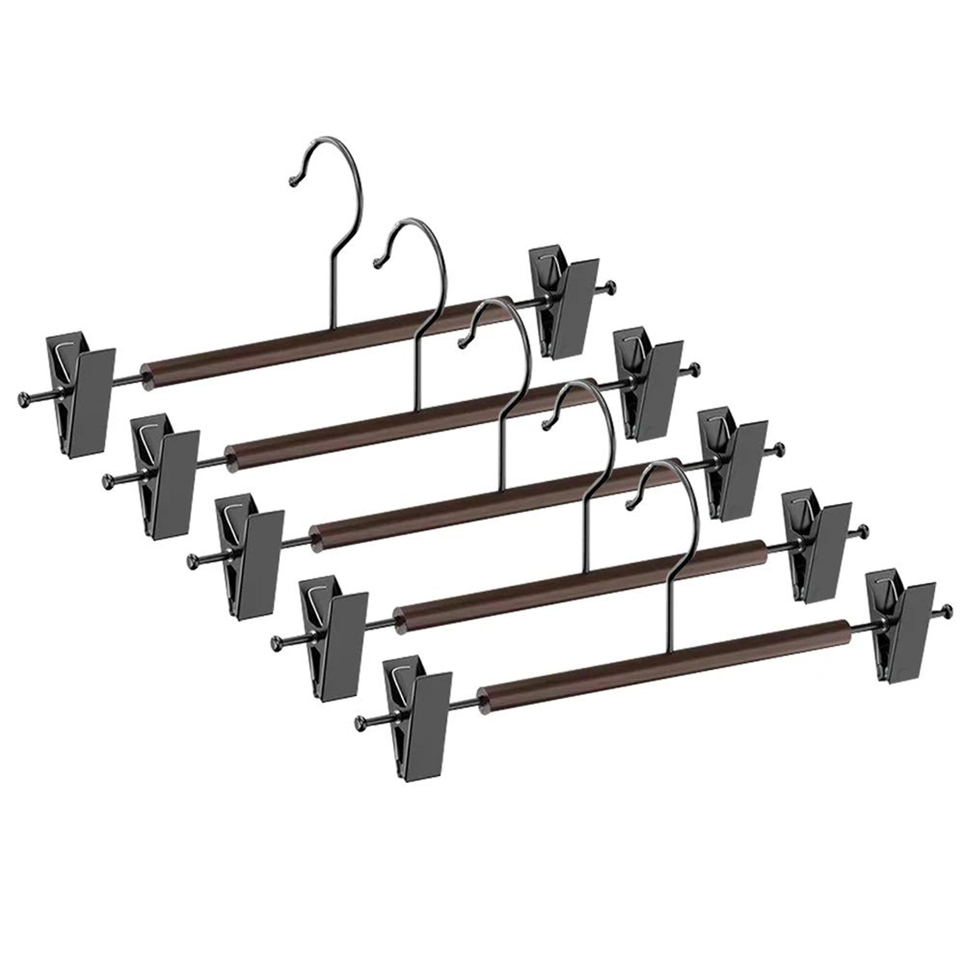 5Pack MultiPurpose Clothes  Pants Hangers  Portable SpaceSaving Drying Rack Hooks 6