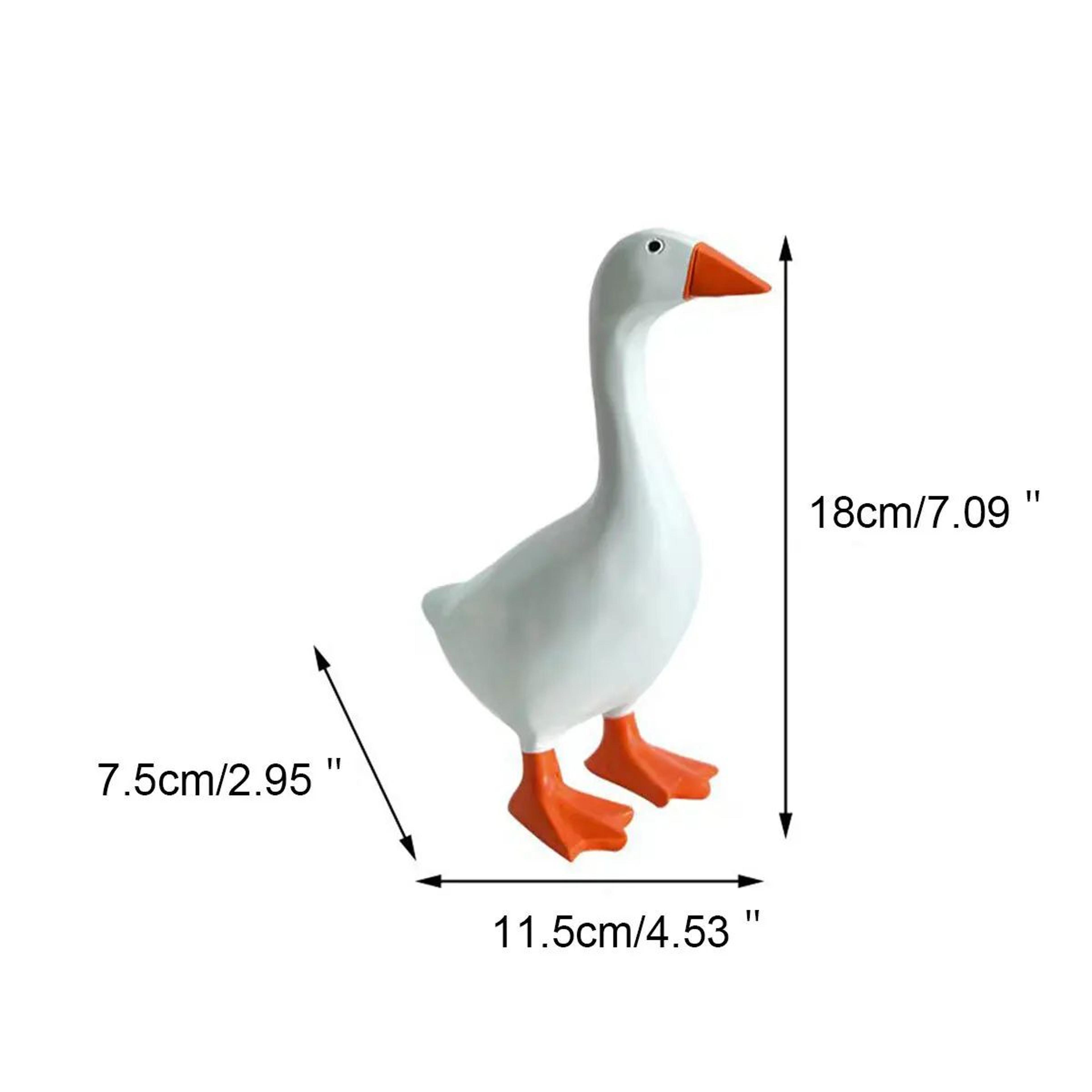 Cute Magnetic Goose Key Holder  Resin Decorative Figurine Entryway Organizer 3