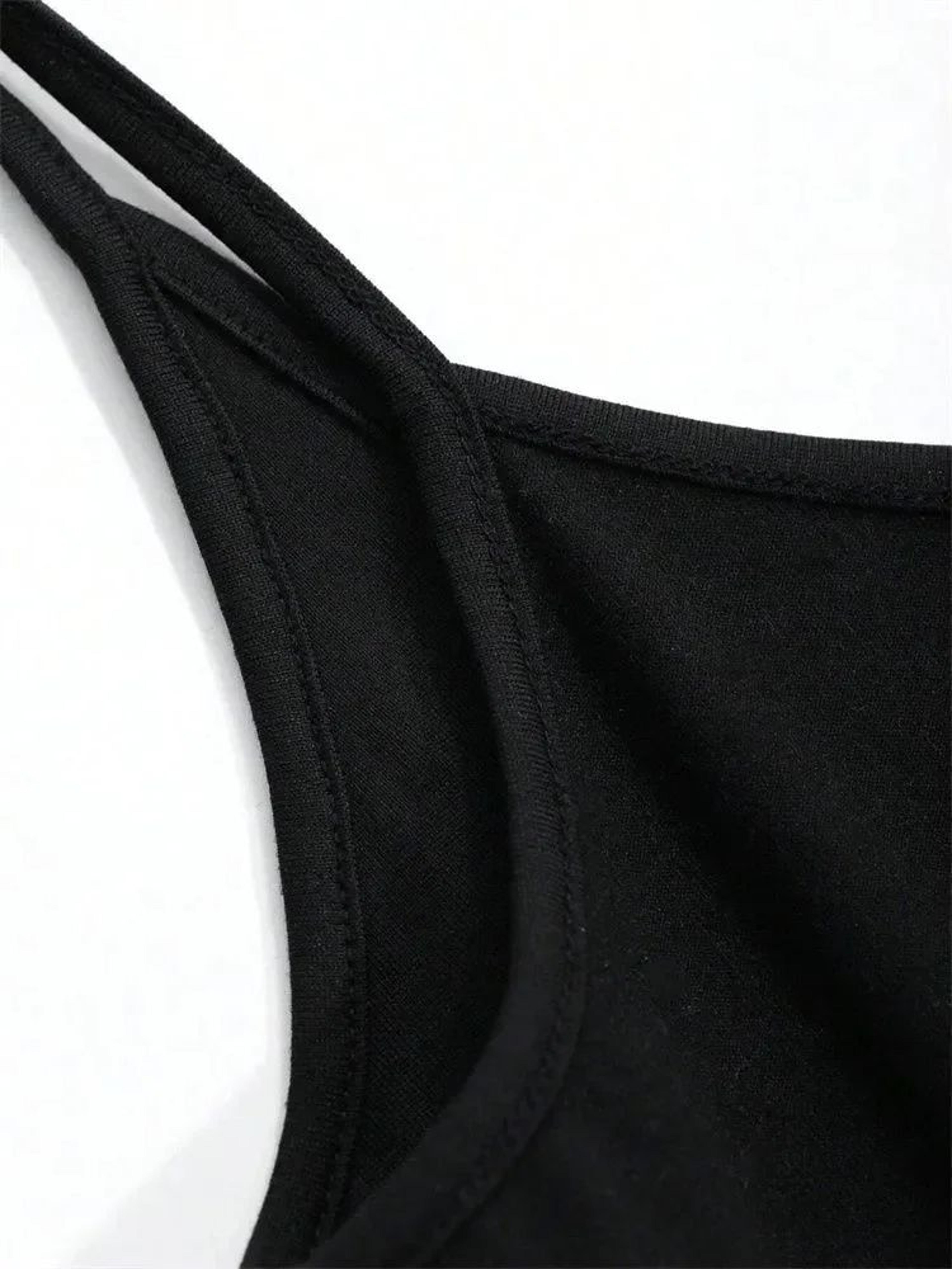 Phumee Backless Cami Crop Top  Solid Y2K Sleeveless Summer Streetwear 5