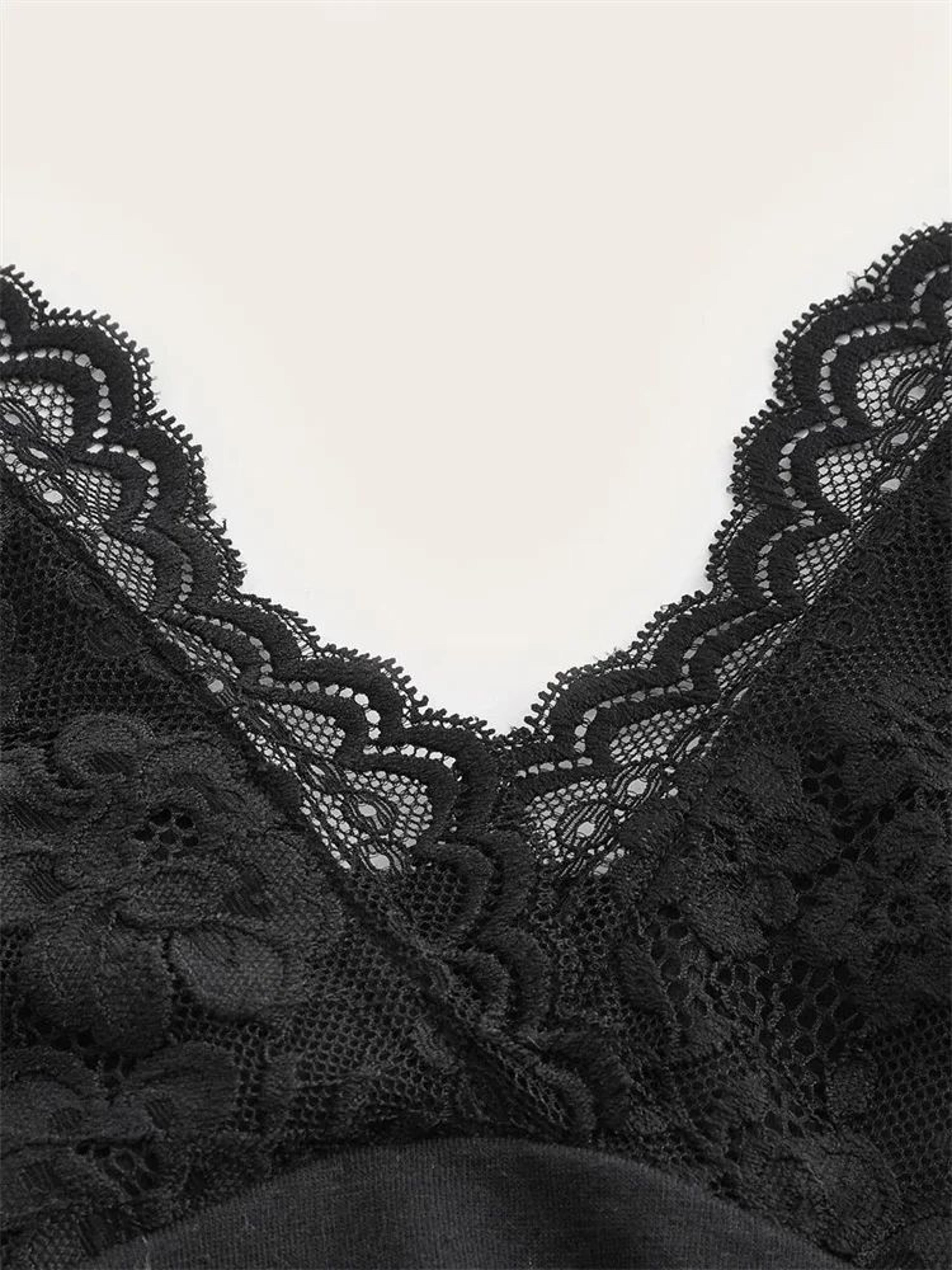 Lace VNeck Halter Backless Crop Top  Ruched Y2K Grunge Goth Cami 1