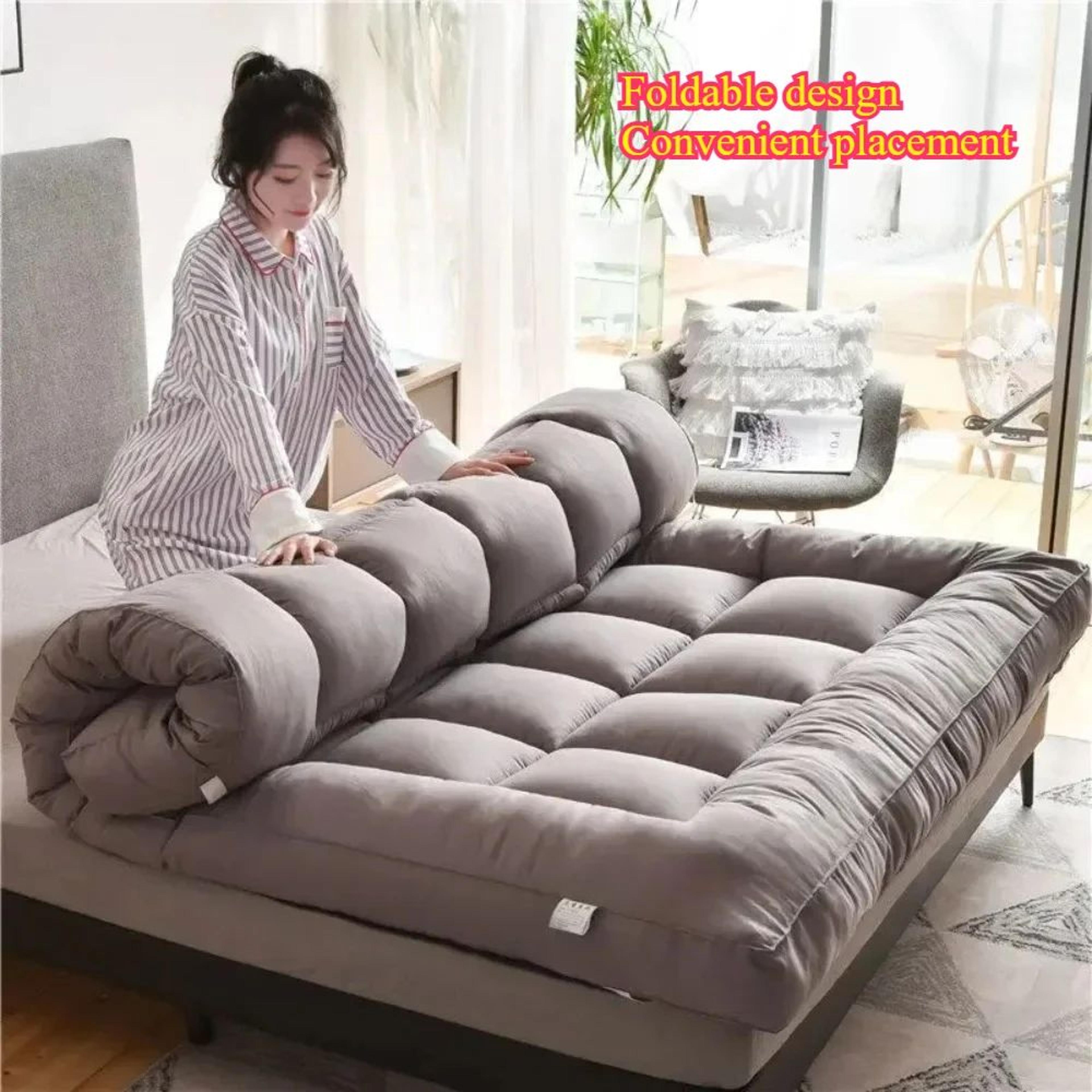 CloudRest 8cm Thick Foldable Tatami Mattress  Breathable Japanese Floor Bed For Dorm  Adult Use 1